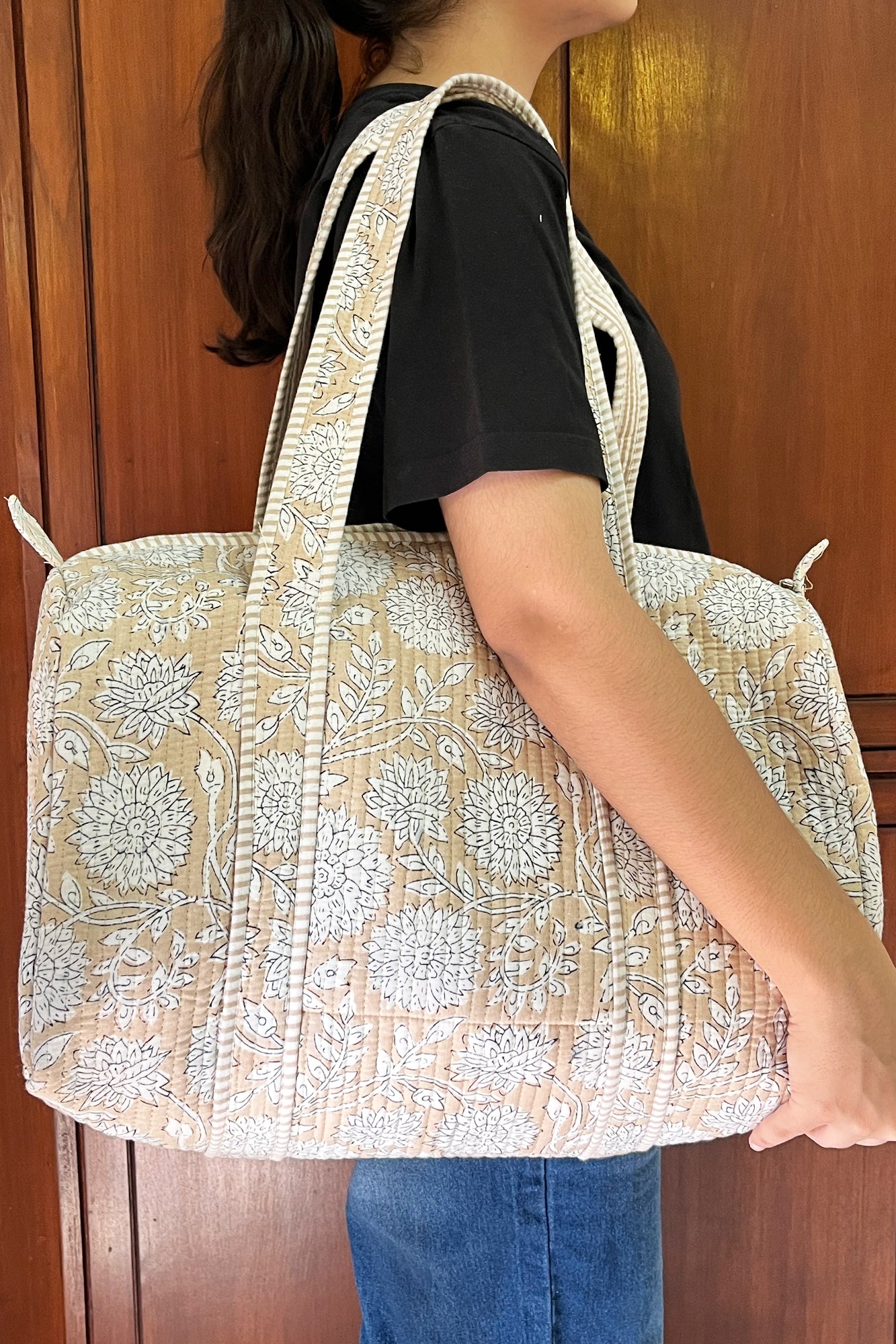 Sunflower Brown Duffle Bag