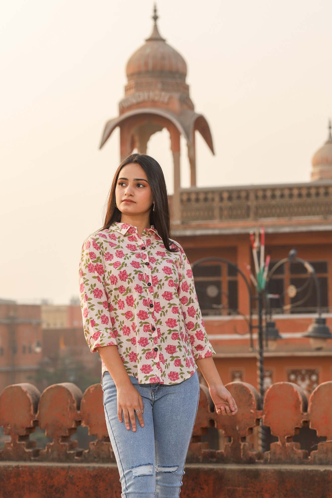 Shirt Women Gulabi Rose