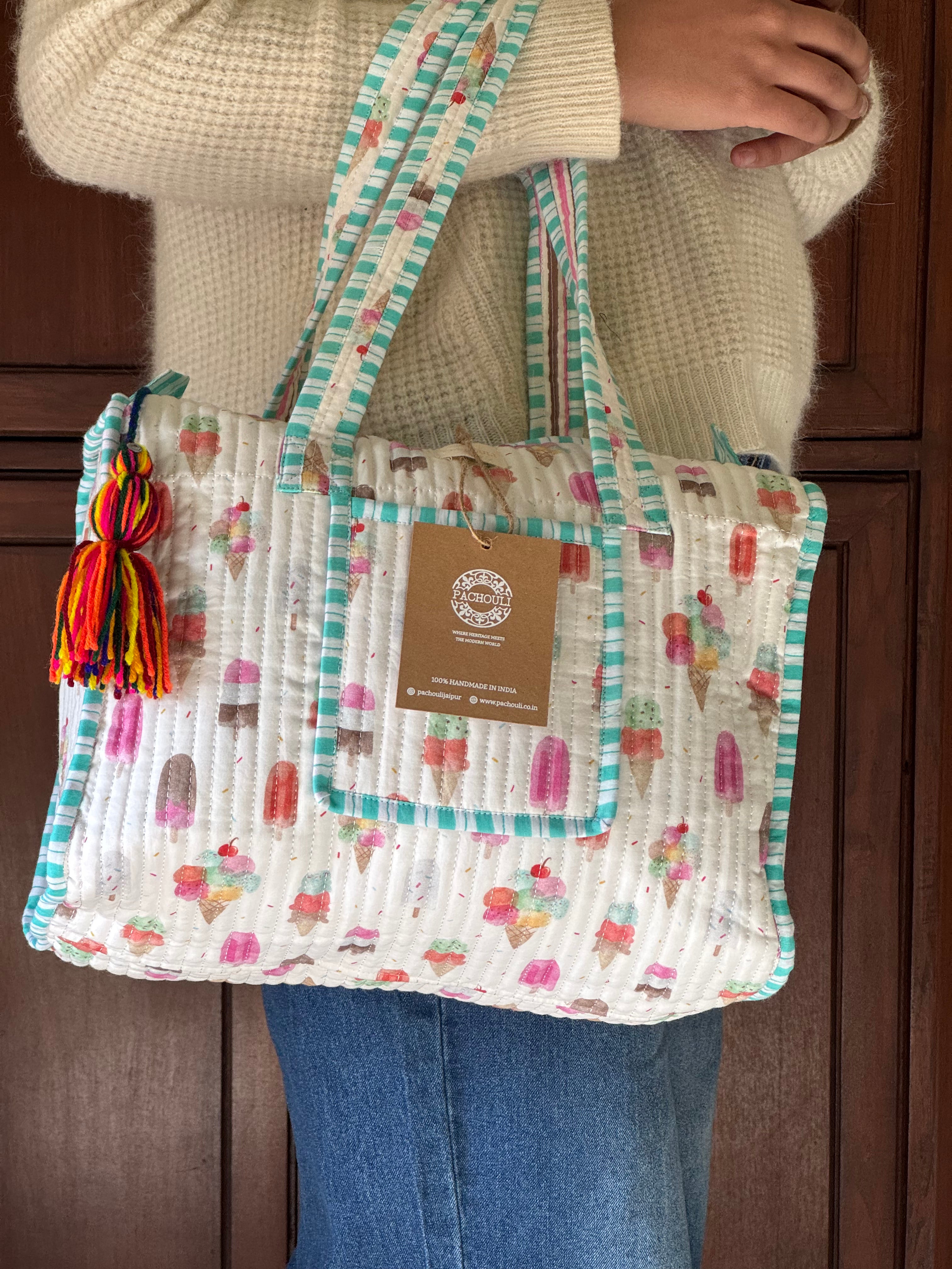 Ice Cream Small Duffle Bag