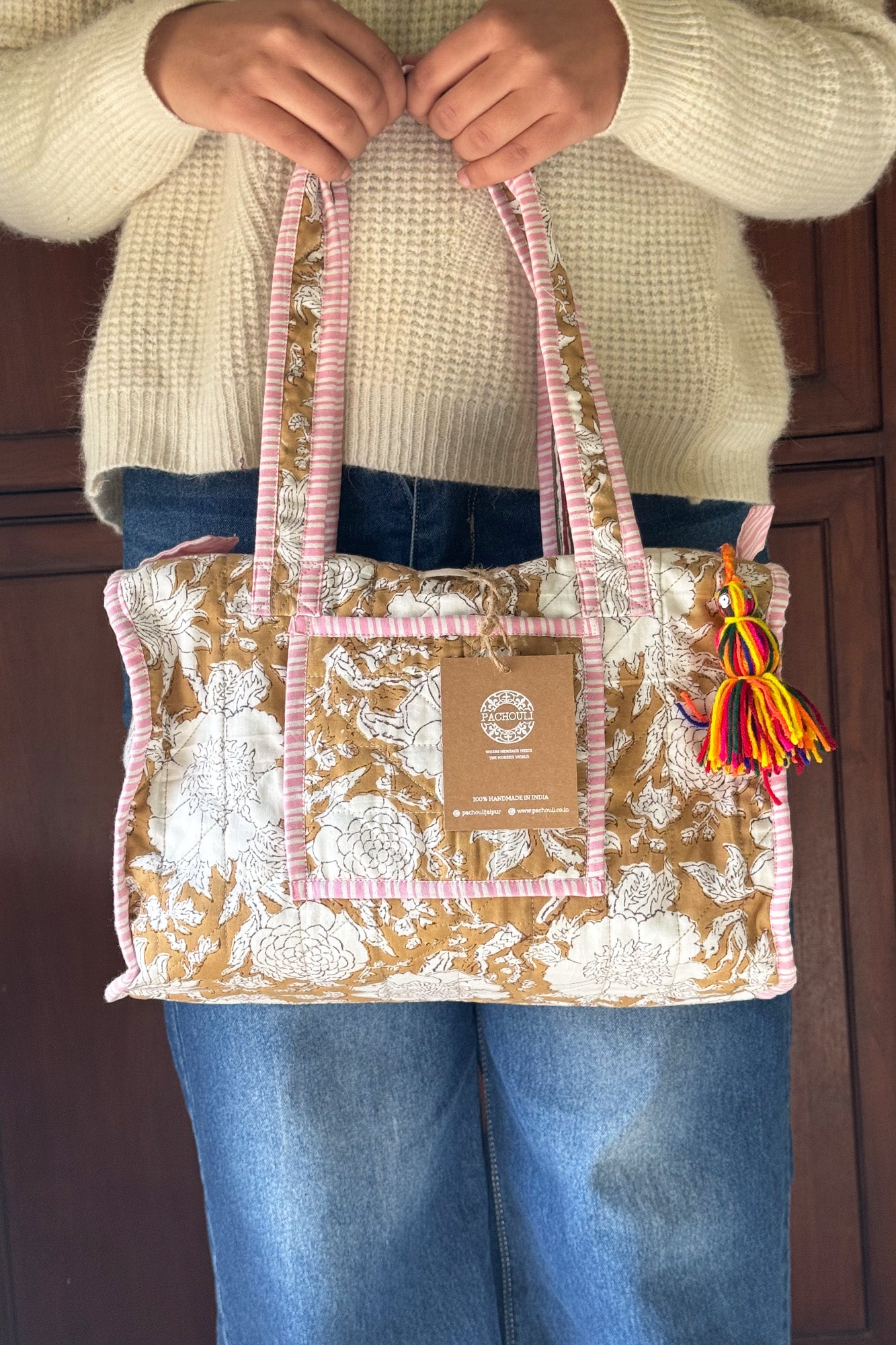 Nature Wood Small Duffle Bag