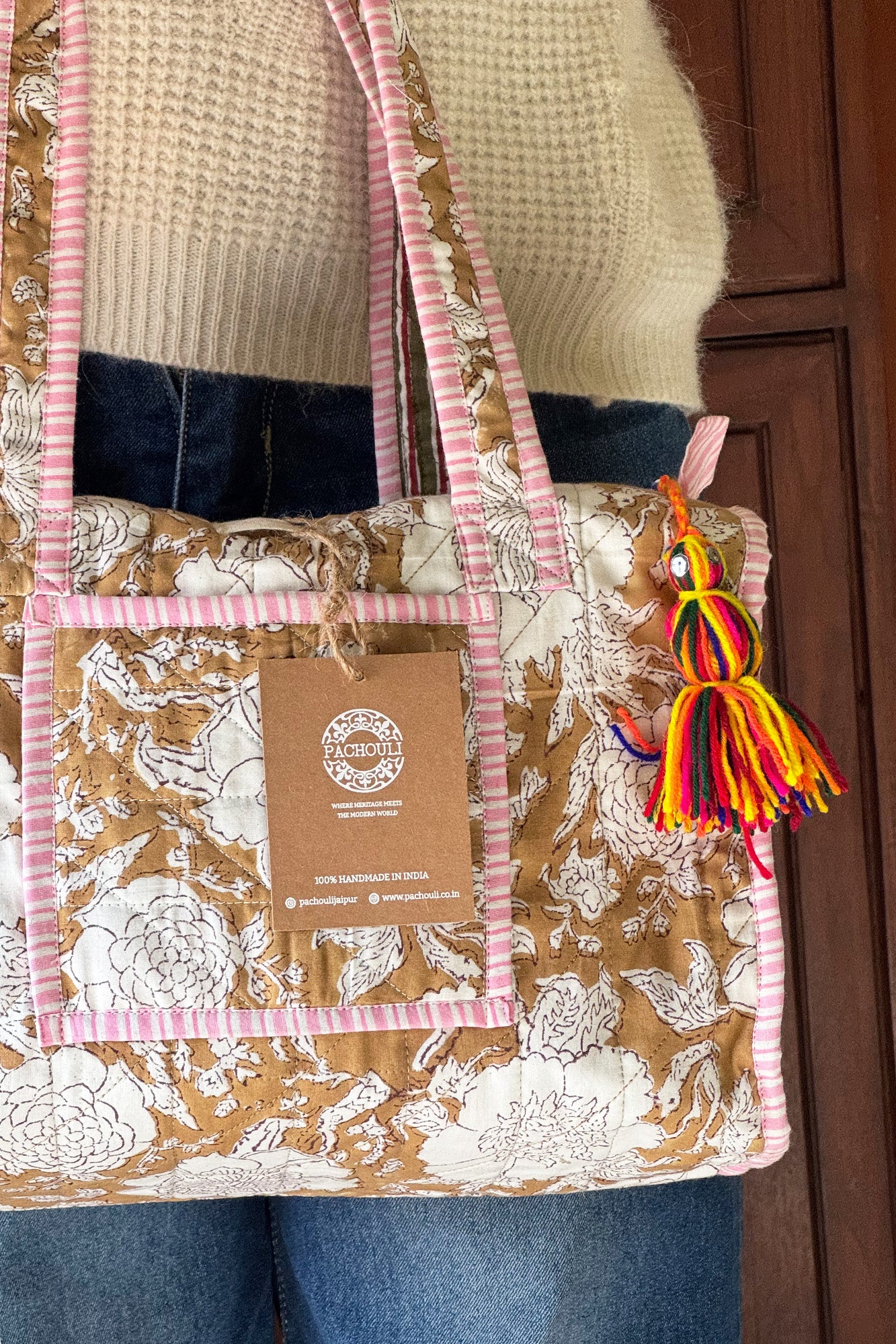 Nature Wood Small Duffle Bag