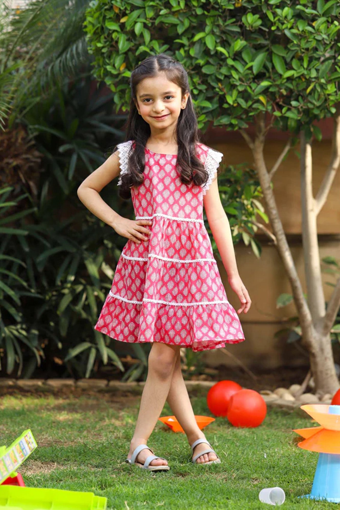 Frock Girl Gulabi Tier