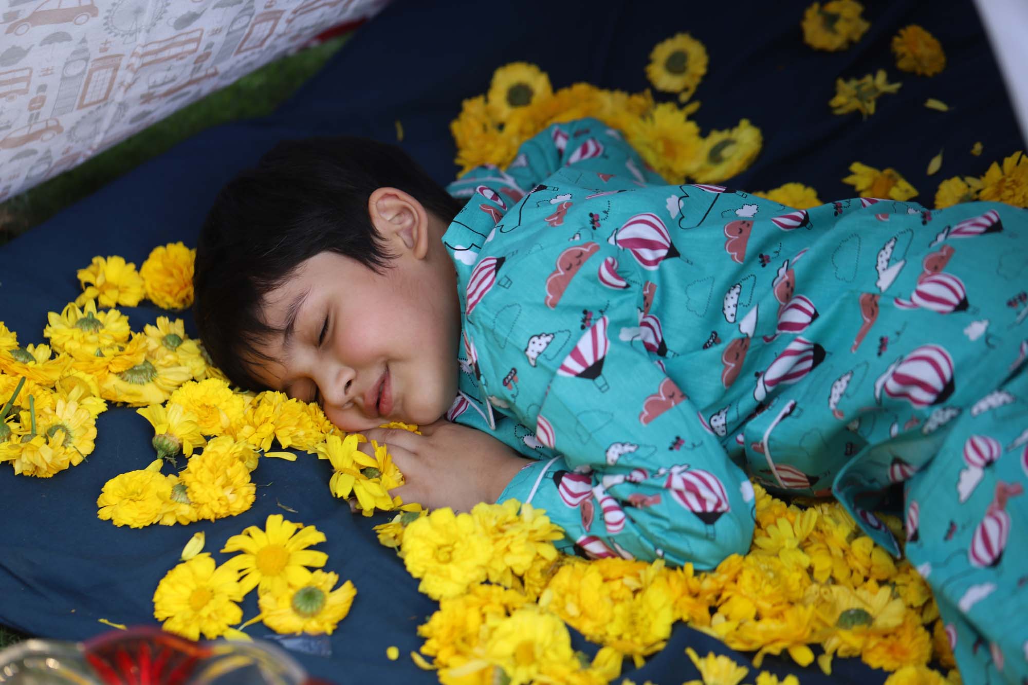 Kids Night Suit Candy Stripes