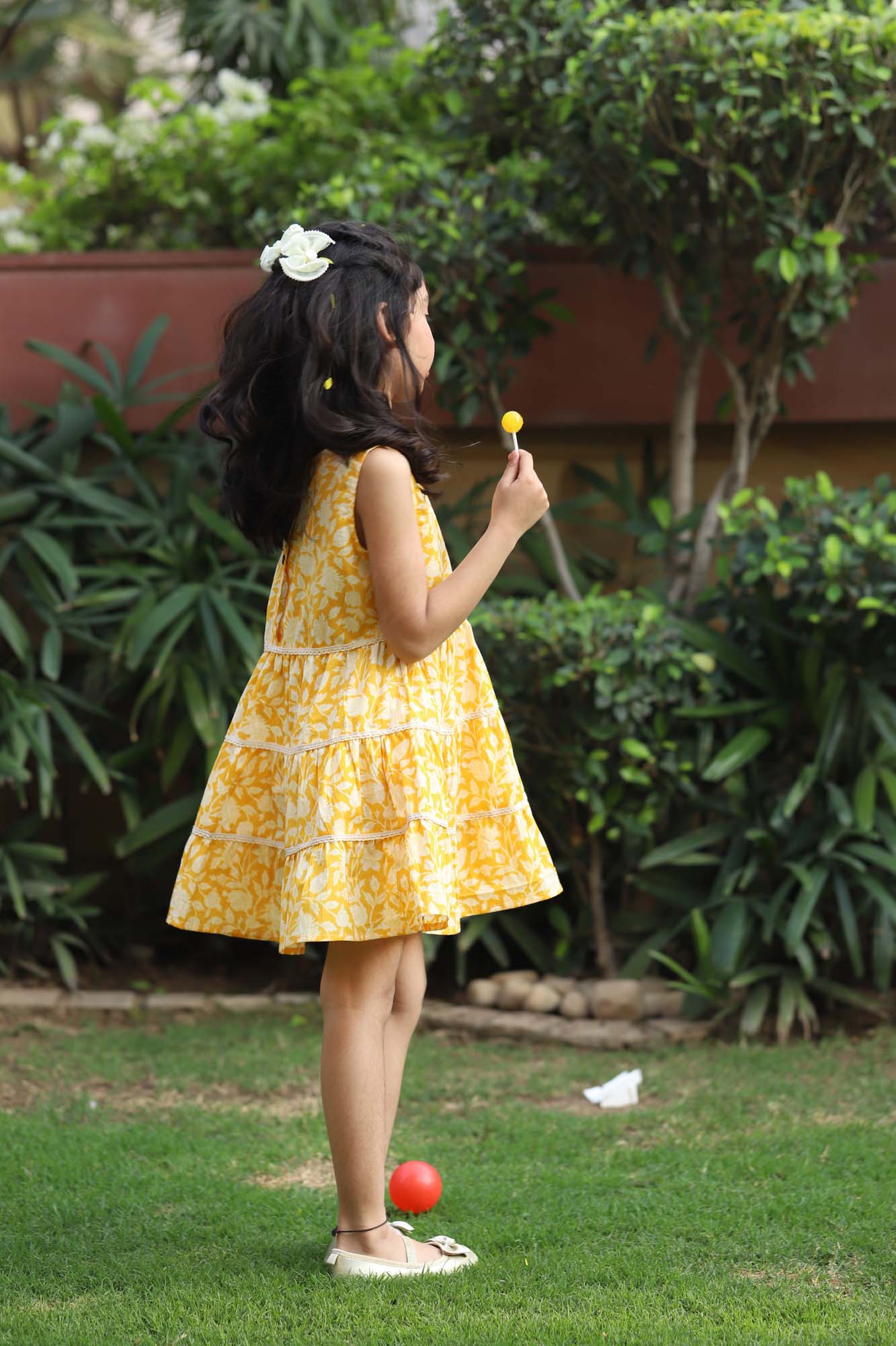 Frock Girl Tier Yellow
