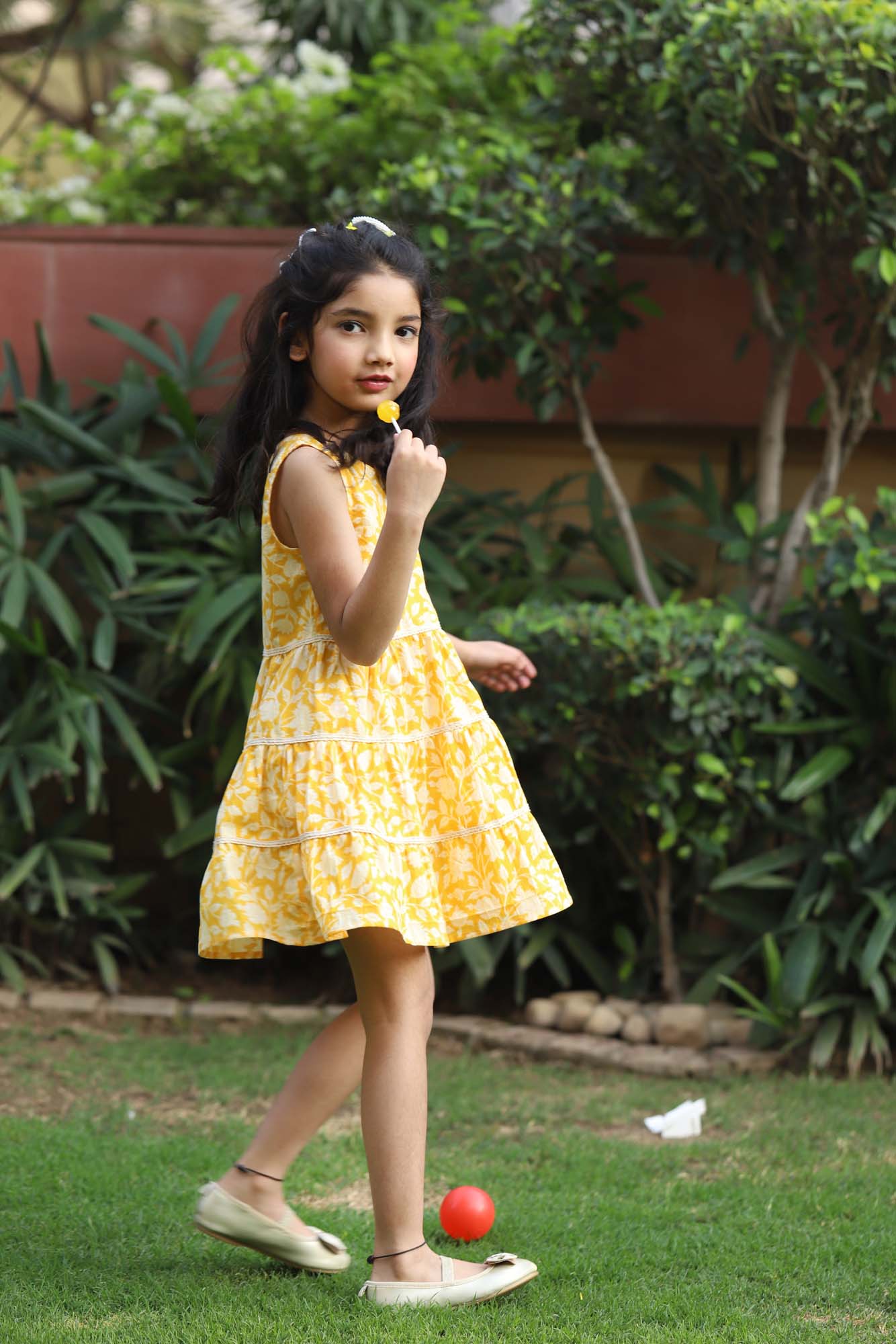 Frock Girl Tier Yellow