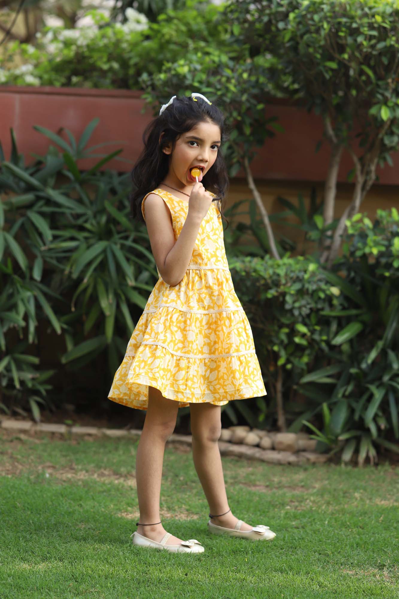 Frock Girl Tier Yellow