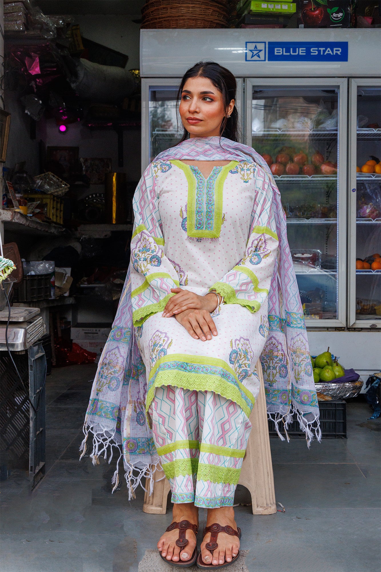 Seher Khatta Meetha Suit Set of 3