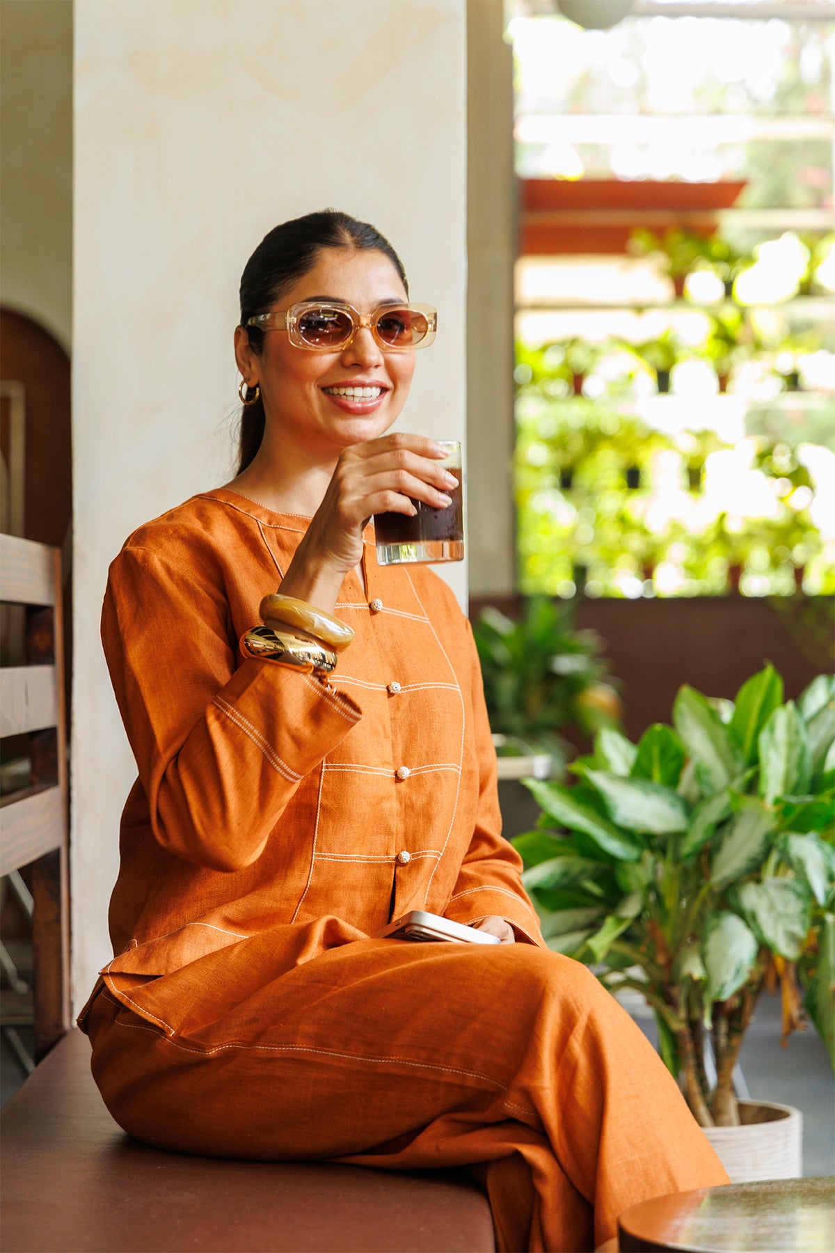 Linen Power Co-ord Set