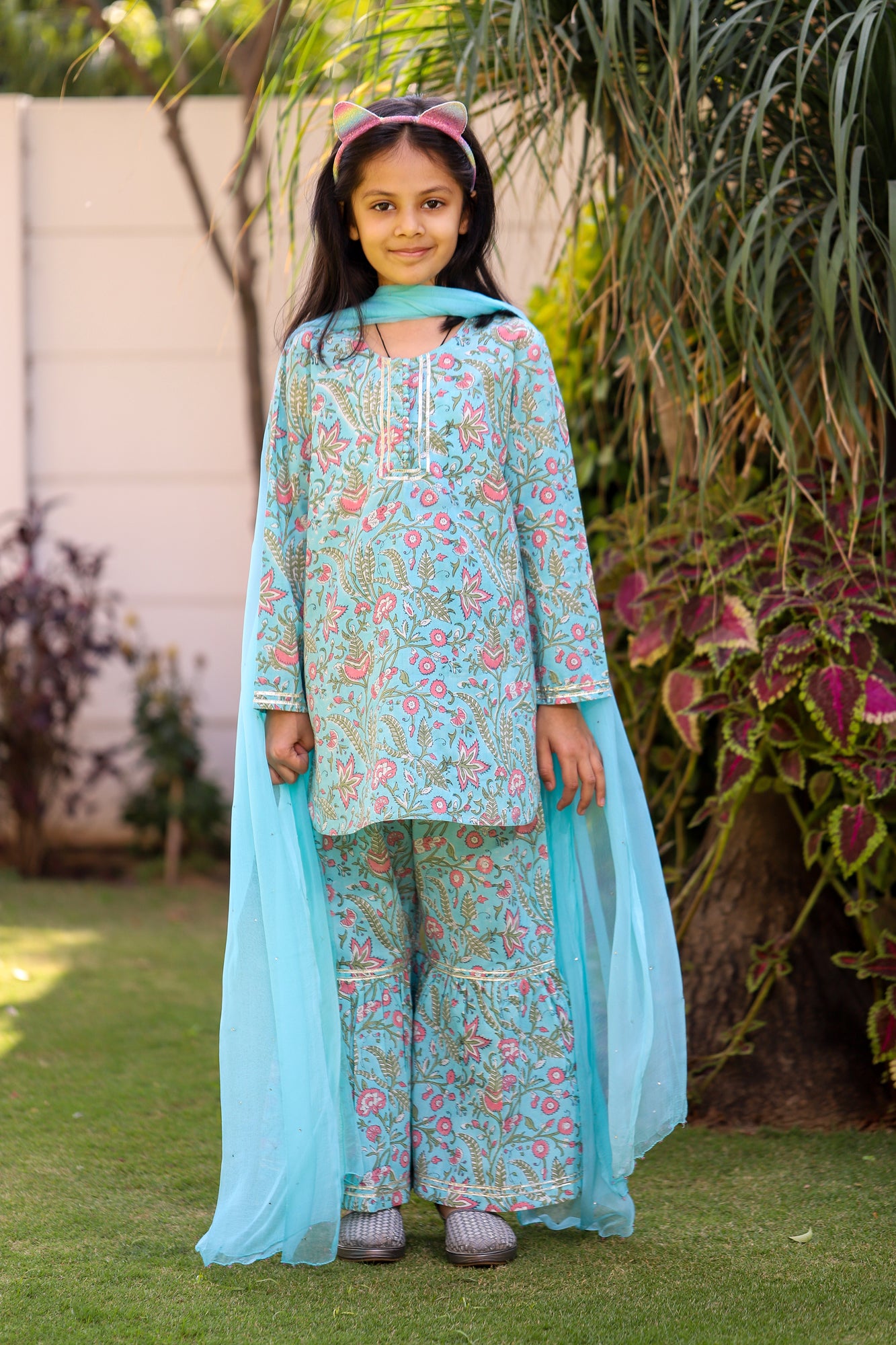 Girl Kurta Sharara Set