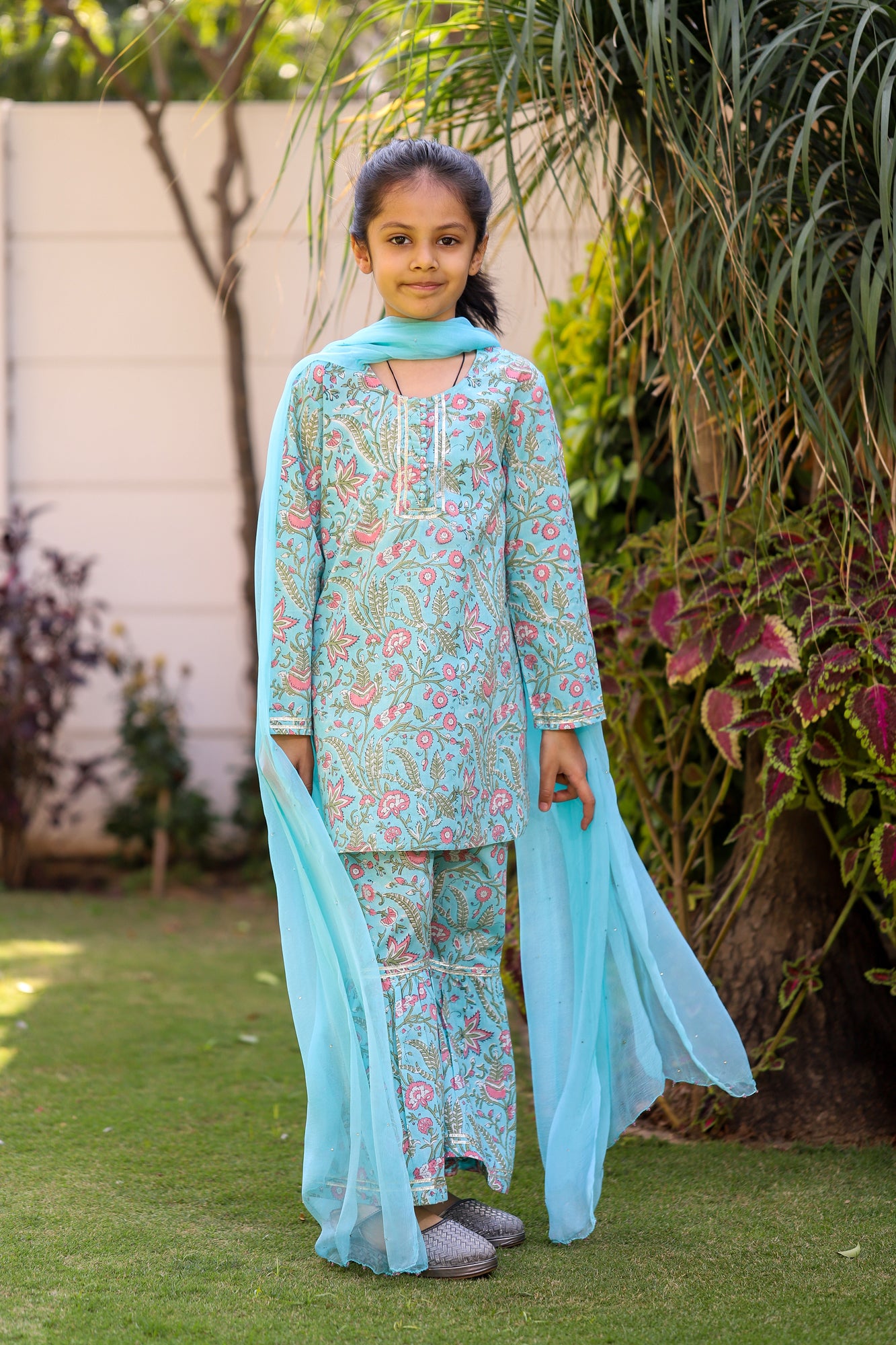 Girl Kurta Sharara Set