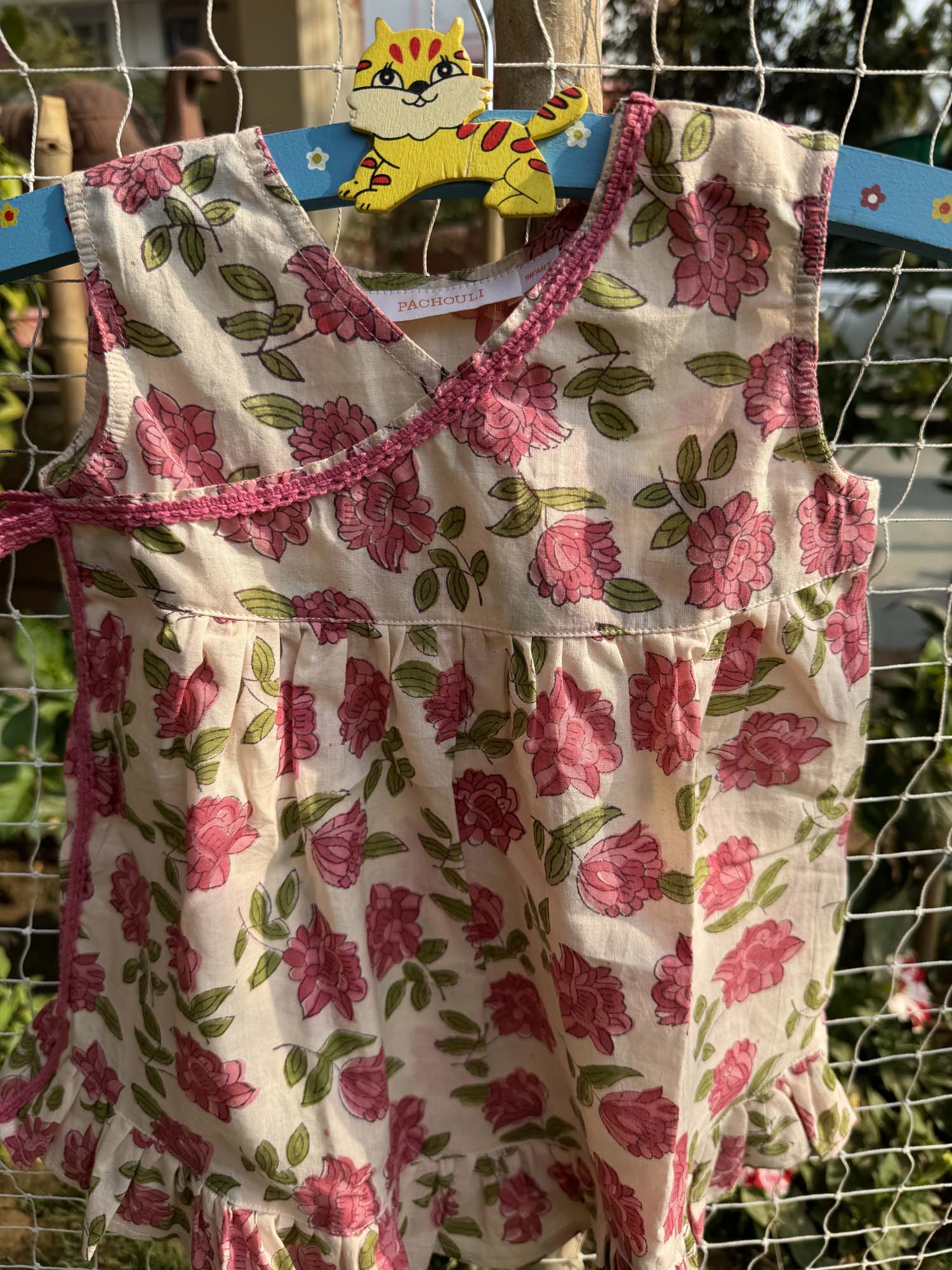 Dress Infant Girl Pink Rose