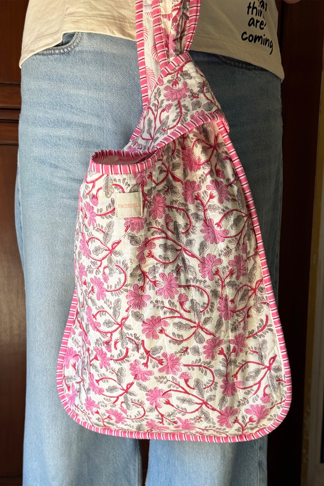 The Floral Loom Knot Bag
