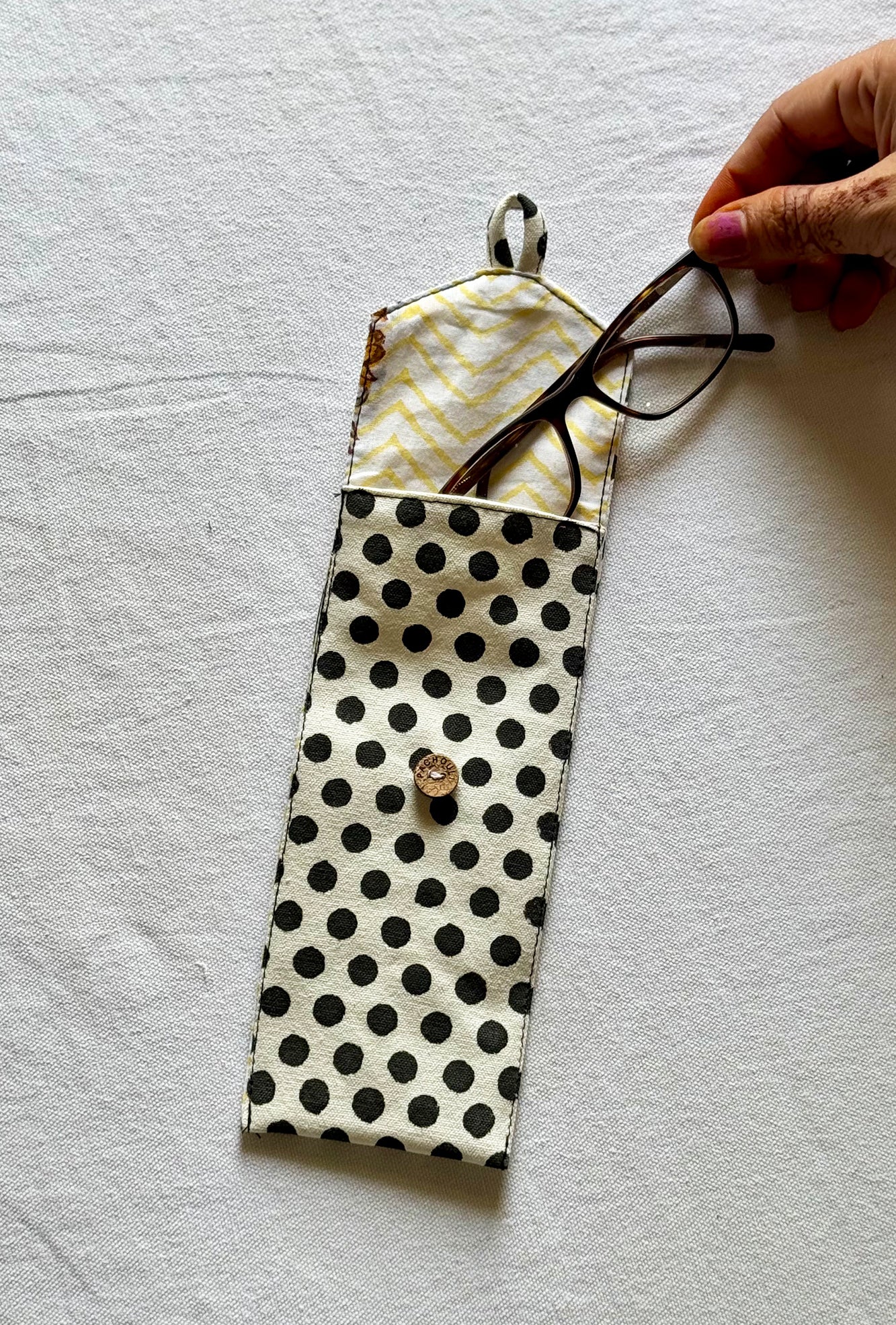Black Dots Specs Cover