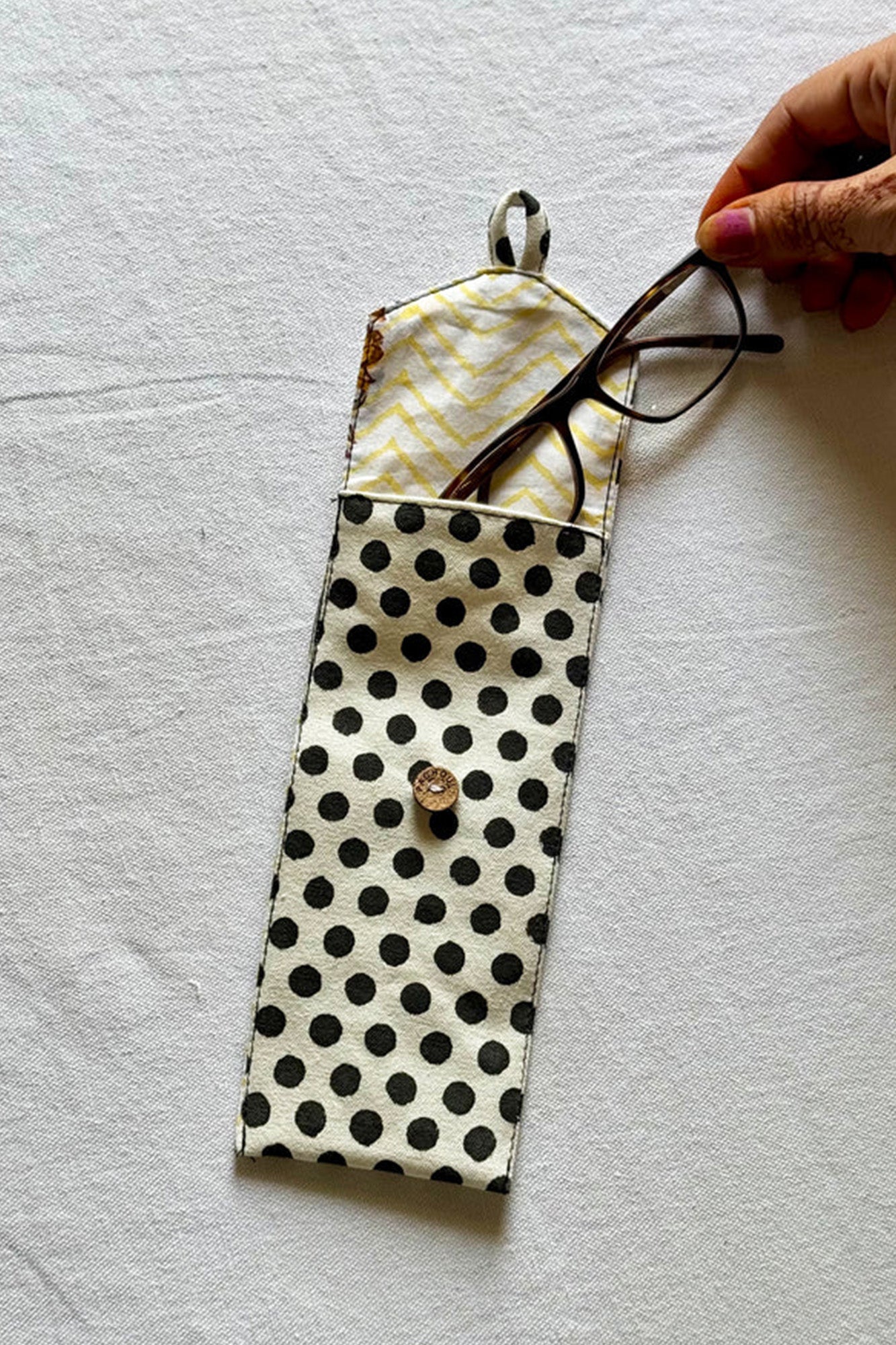 Black Dots Specs Cover