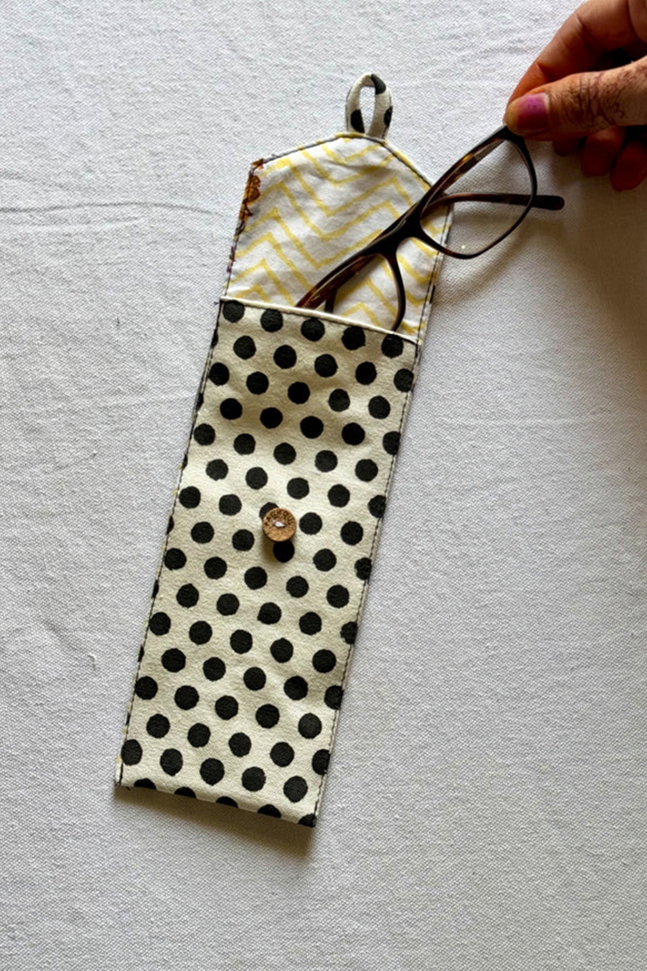 Black Dots Specs Cover