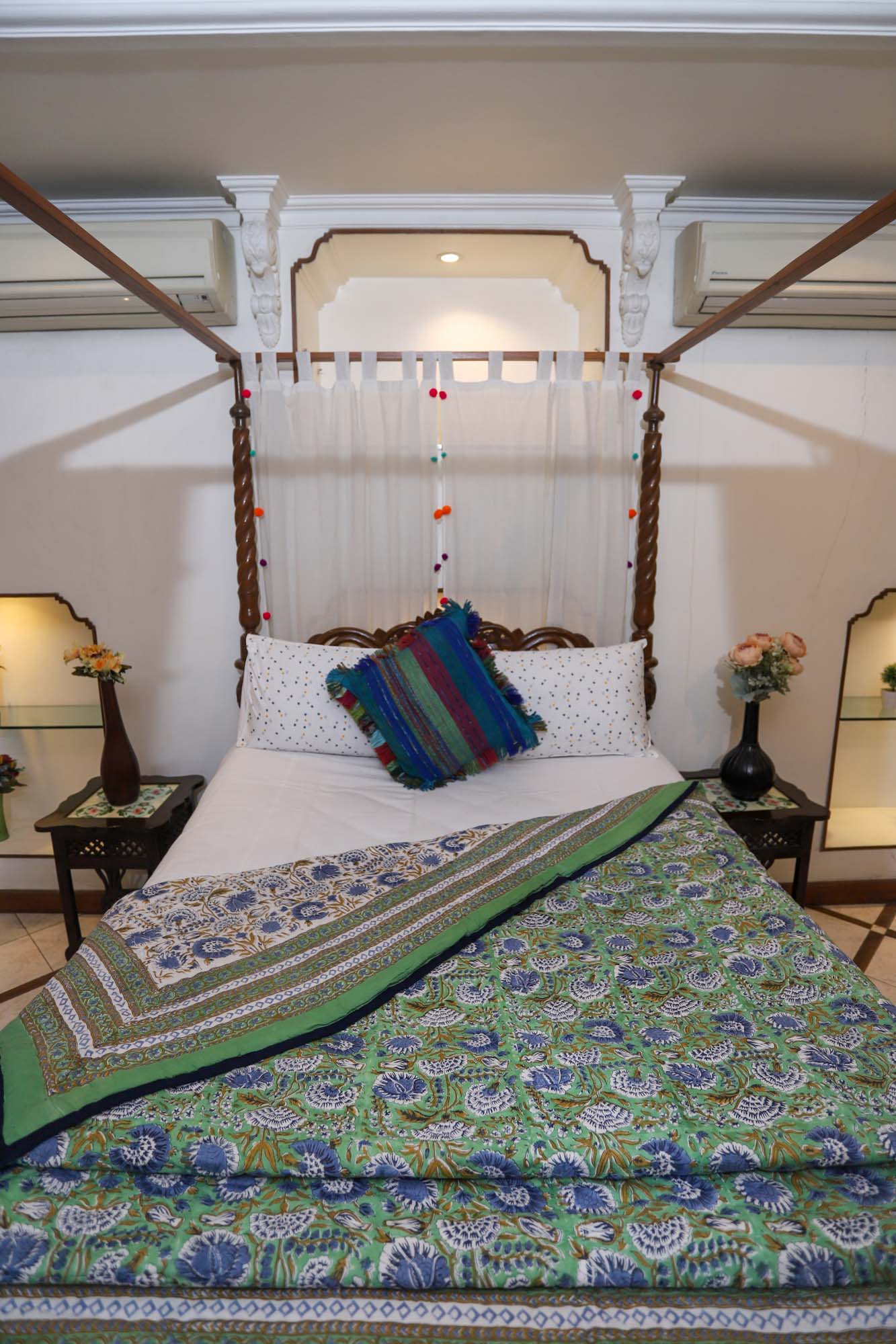 Passionflower Green Razai