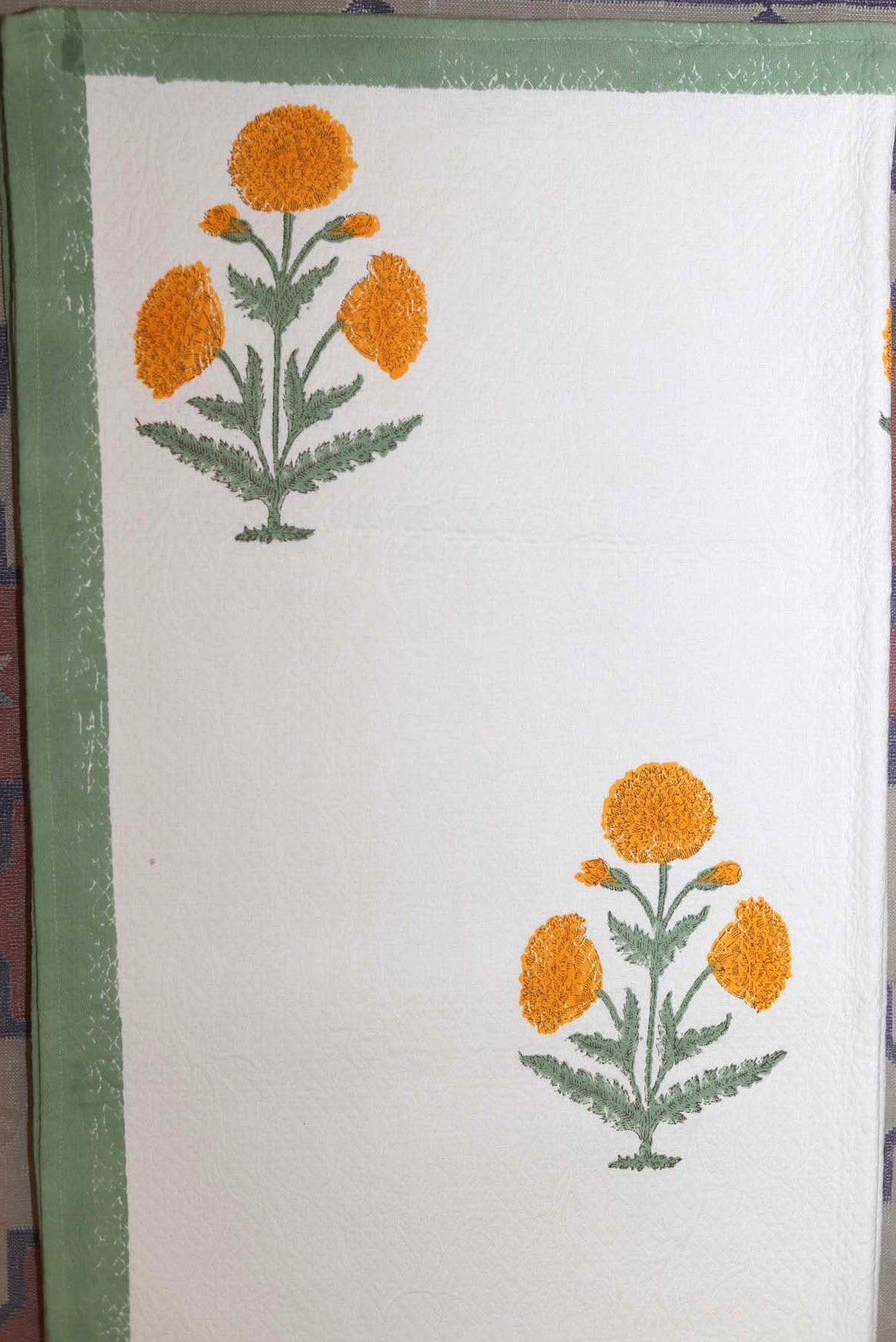 Marigold Yellow Bed Cover
