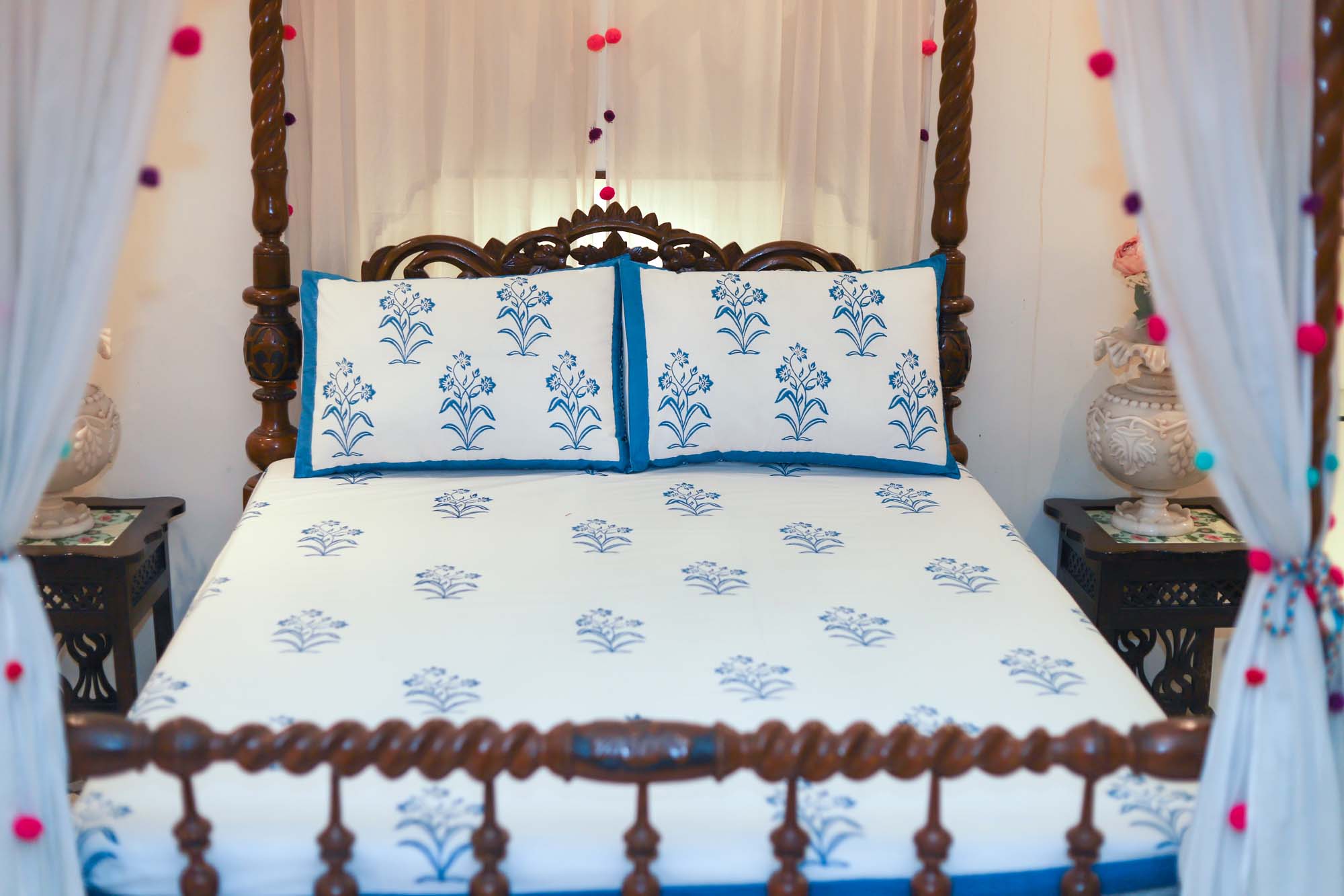 Bluebell Bedsheet with Pillow
