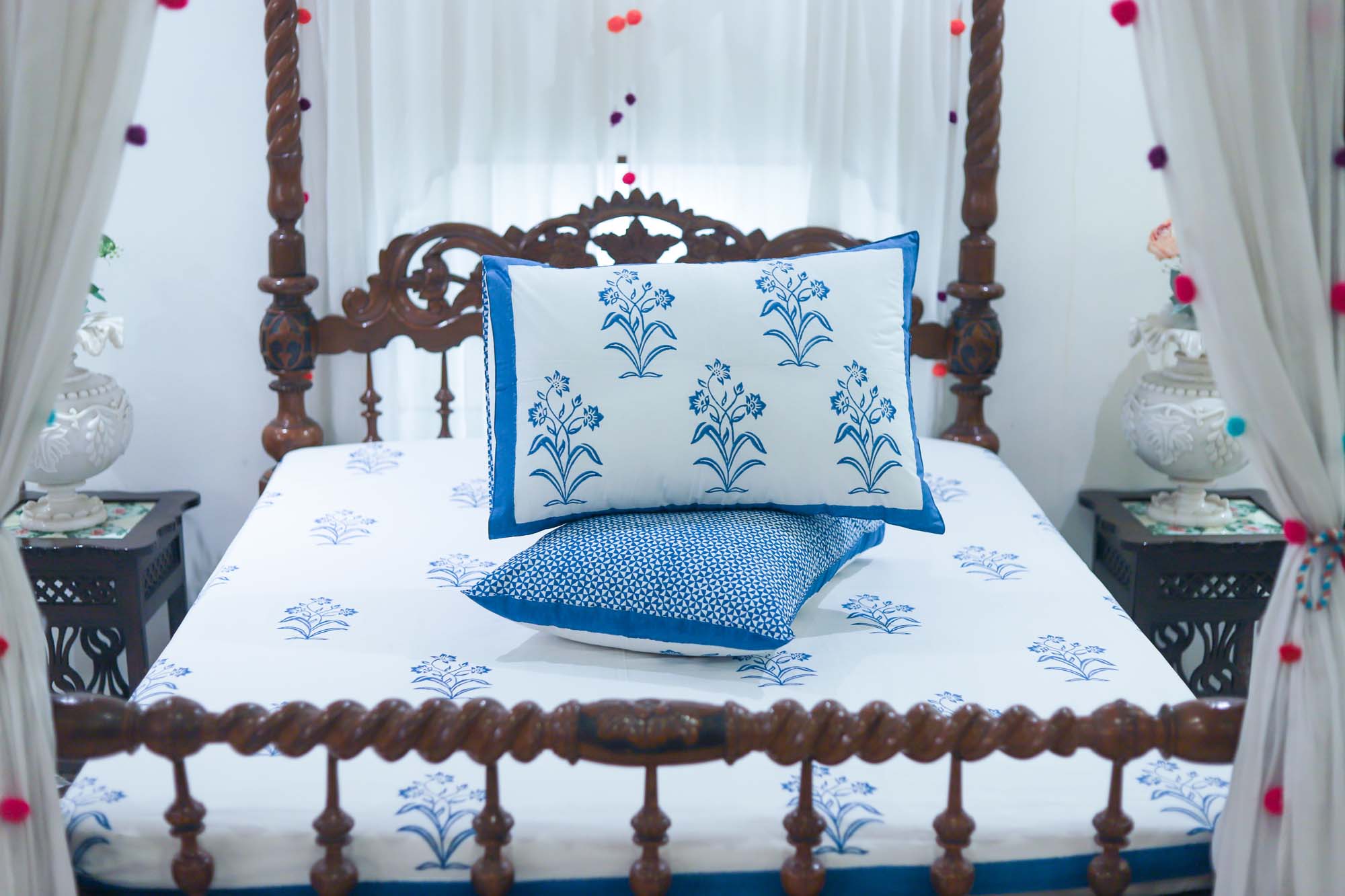 Bluebell Bedsheet with Pillow