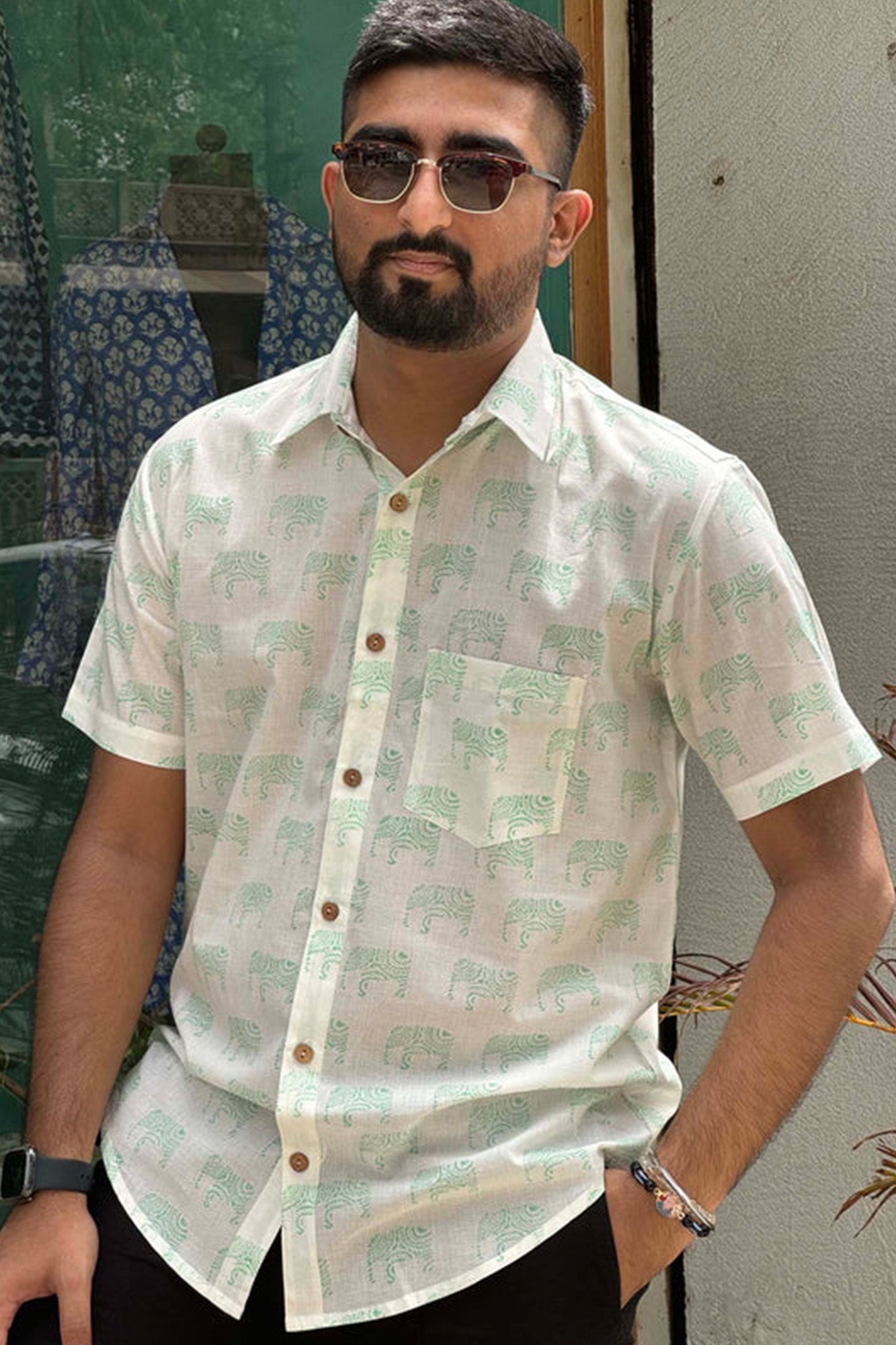 Verdephant Half Sleeve Shirt