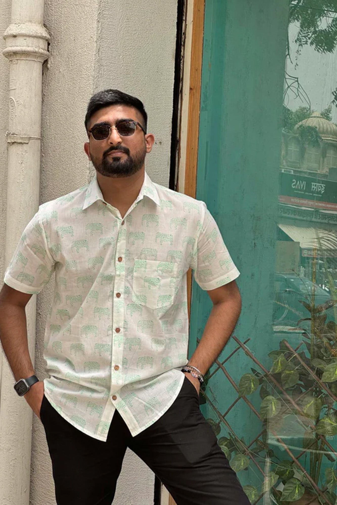 Verdephant Half Sleeve Shirt