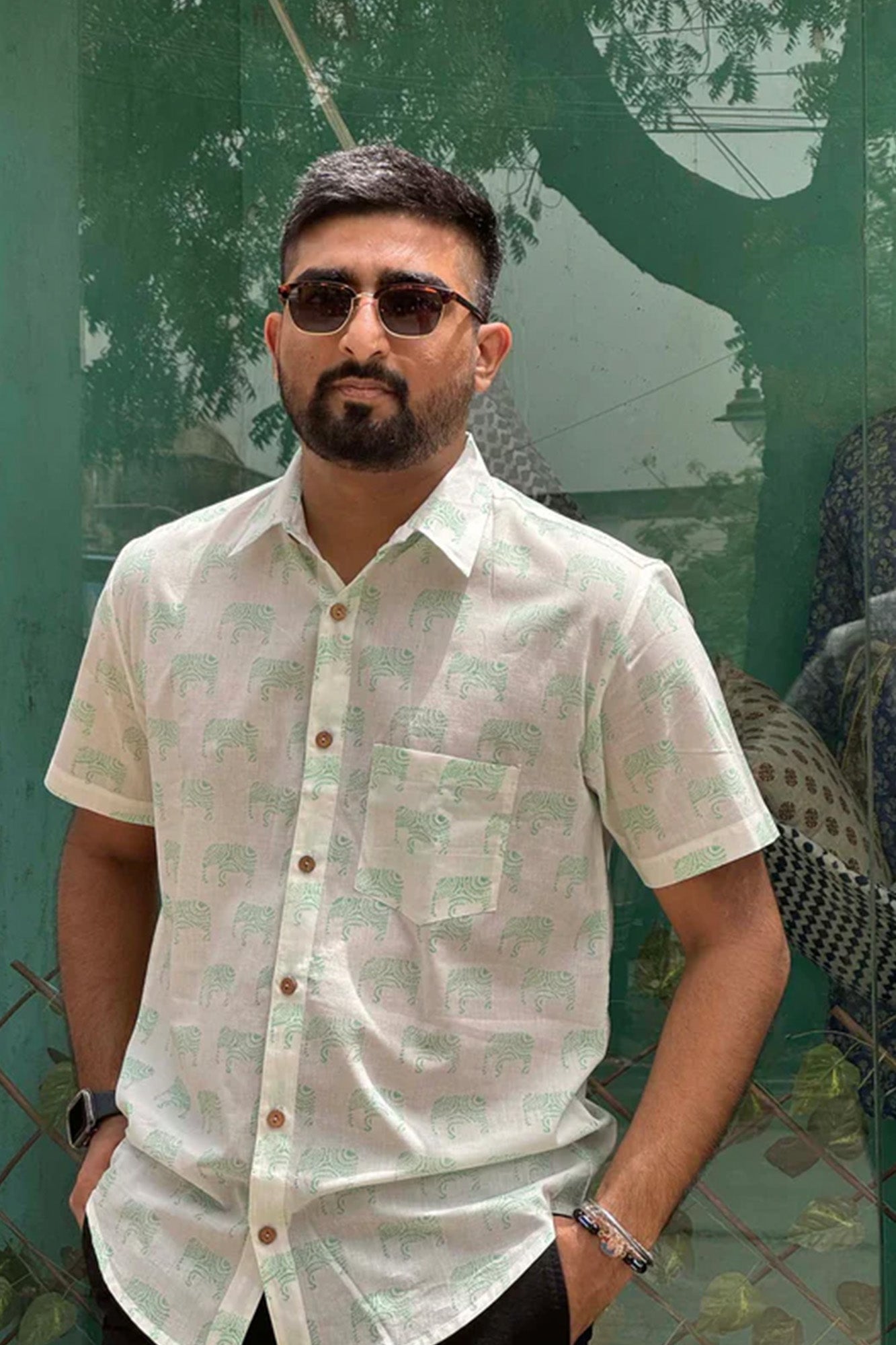Verdephant Half Sleeve Shirt