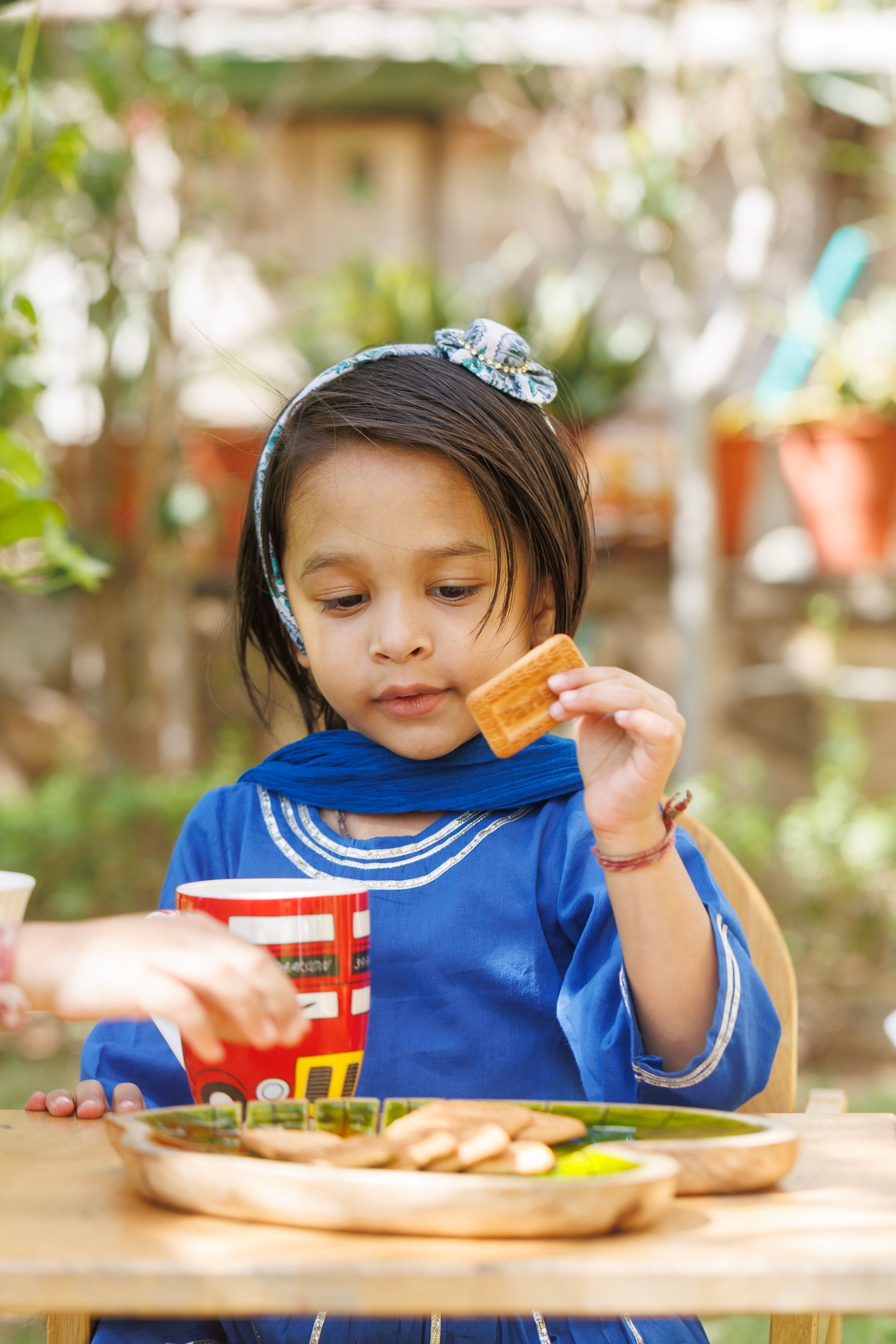 Utsav Blue Anarkali Kurta Set