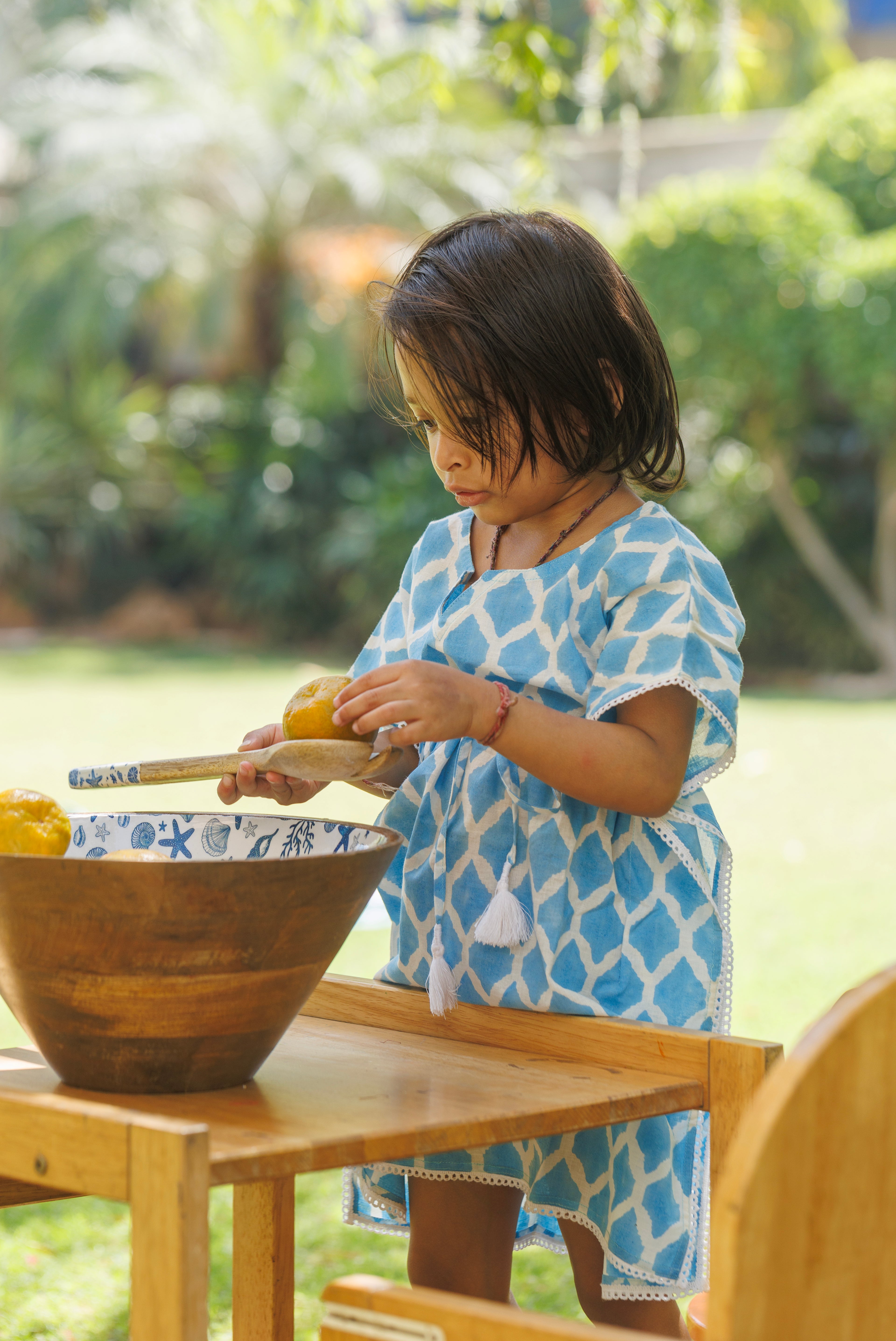 Blue Diamond Girl Kaftaan