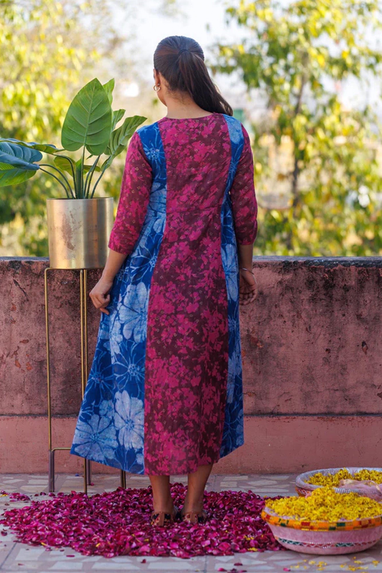 Maati Indigo Pocket Dress