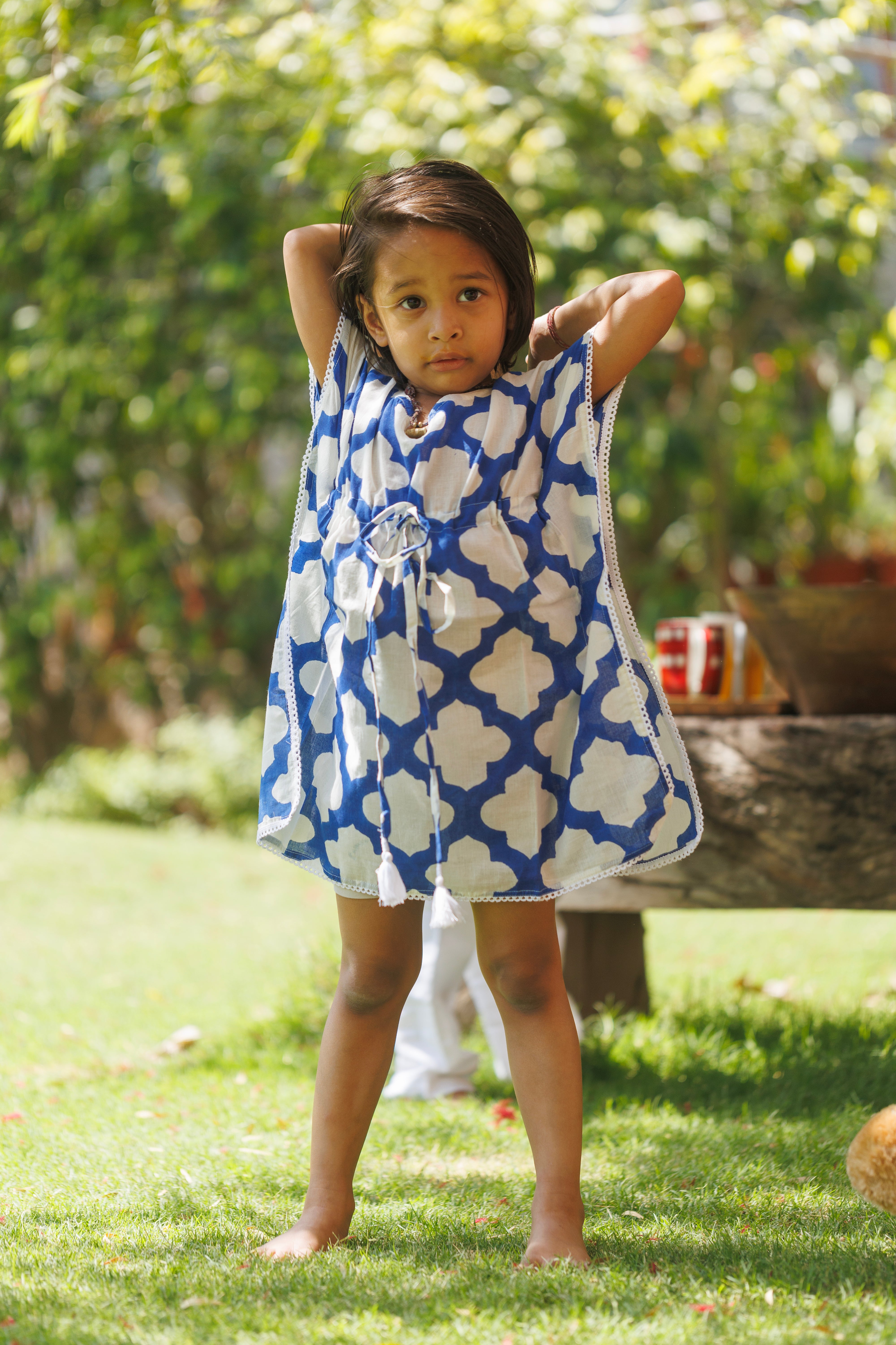 Kaftan Girl Mehrab Blue