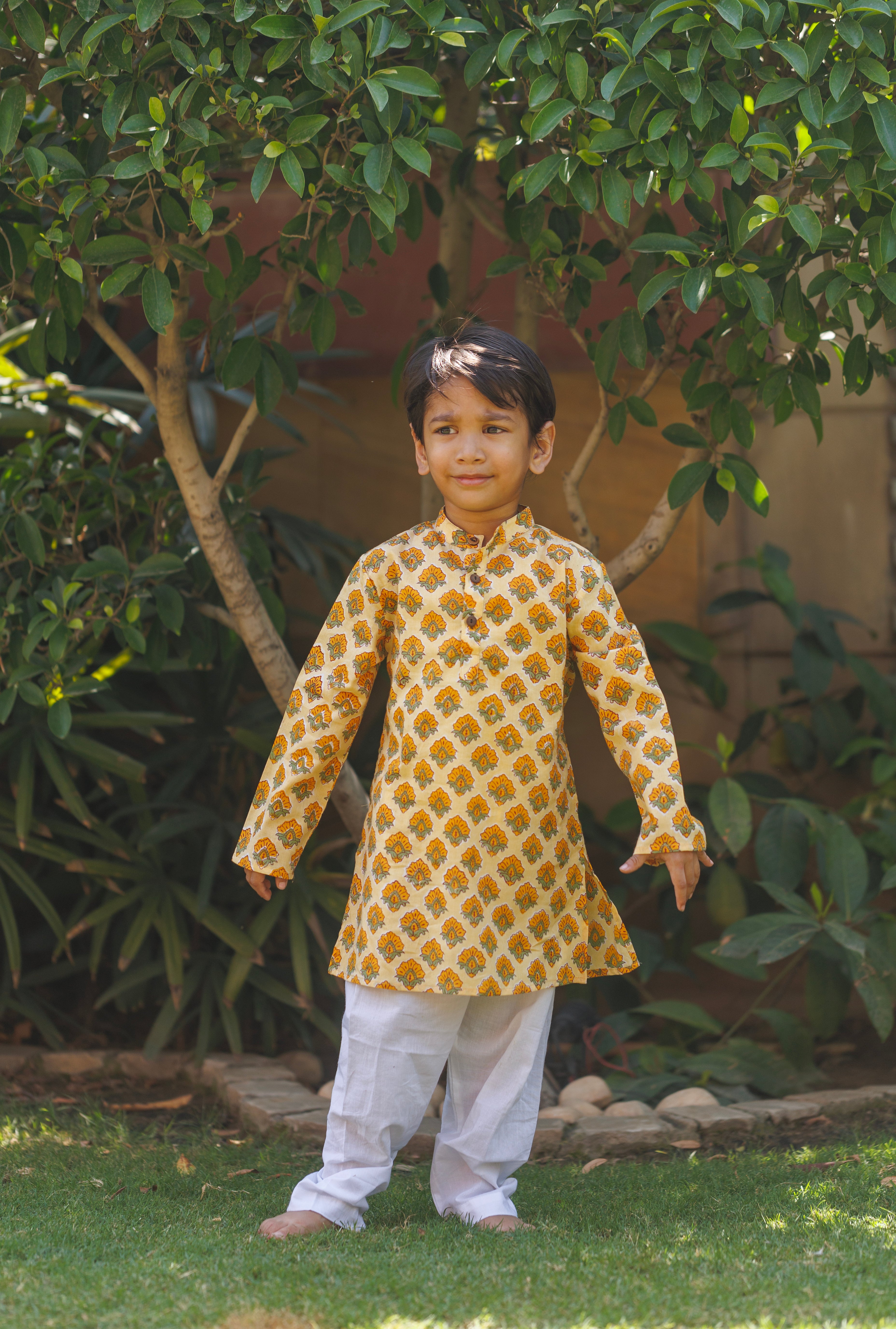 Citrine Soiree Boy Kurta