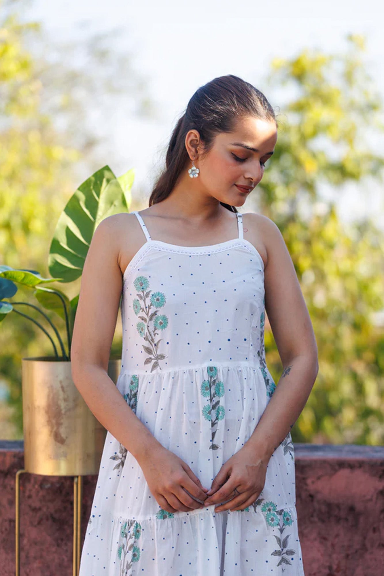 Gardenia Strep Dress