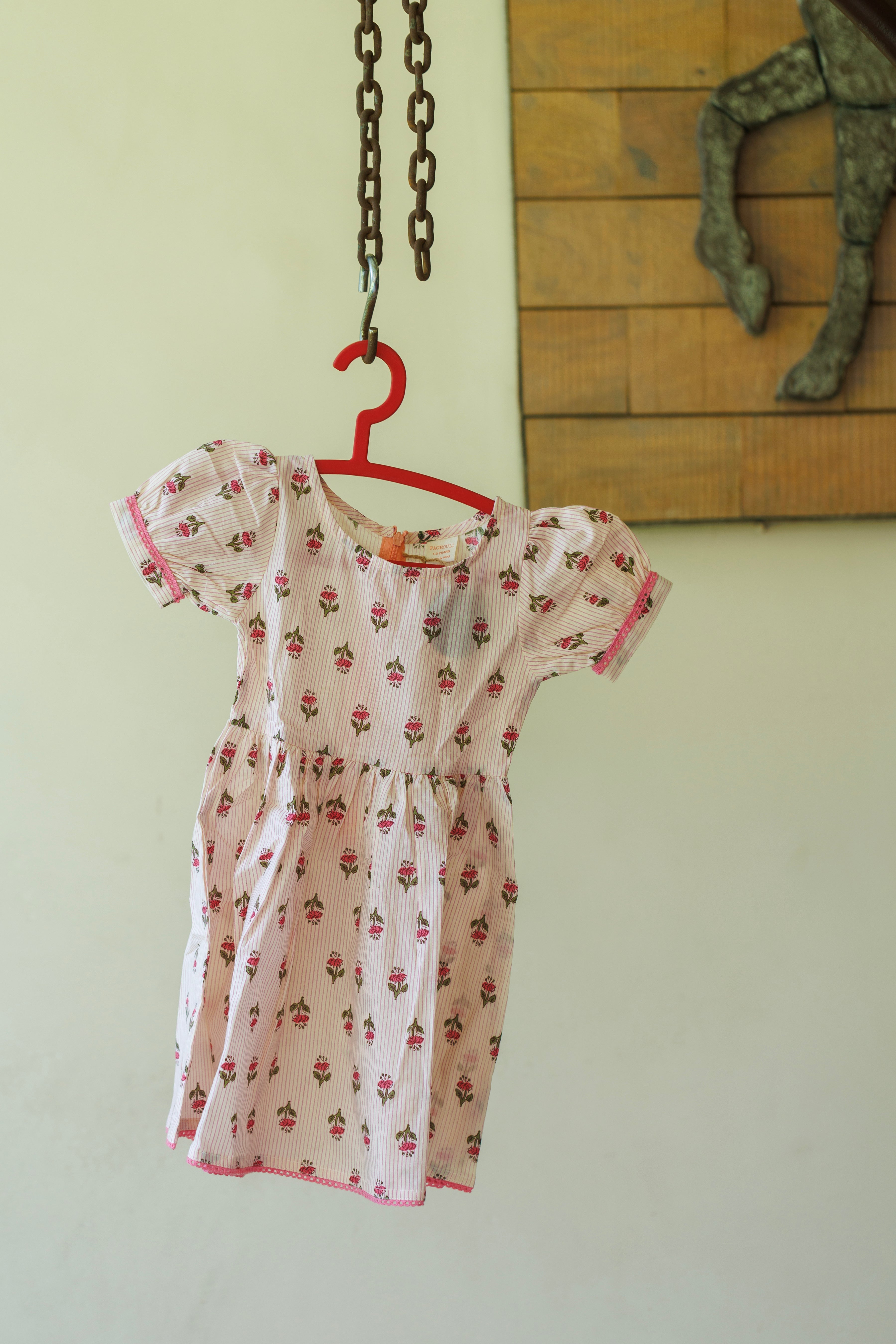 Pink Booti Girl Frock
