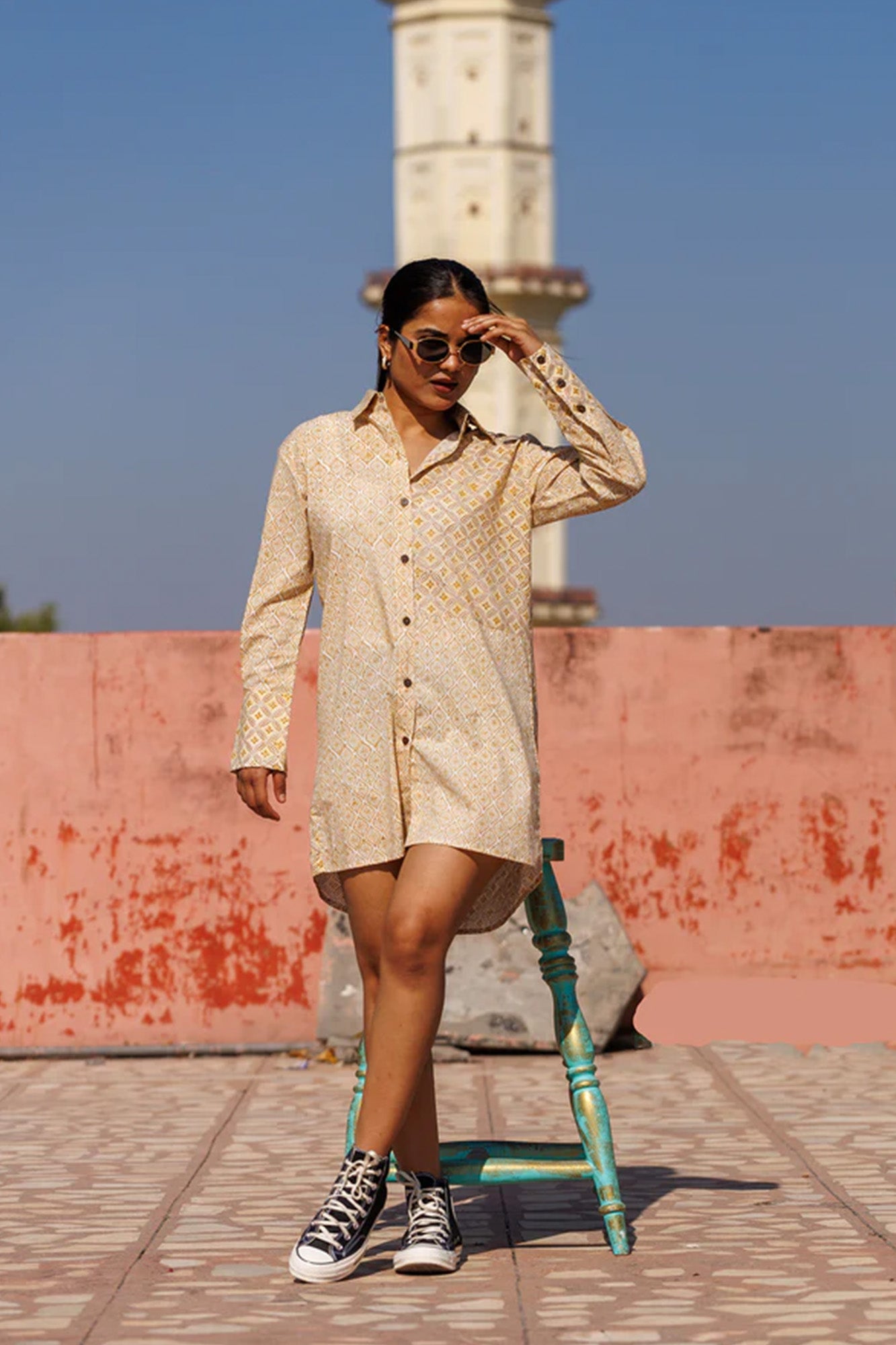Maati Mehrab Booti Long Shirt