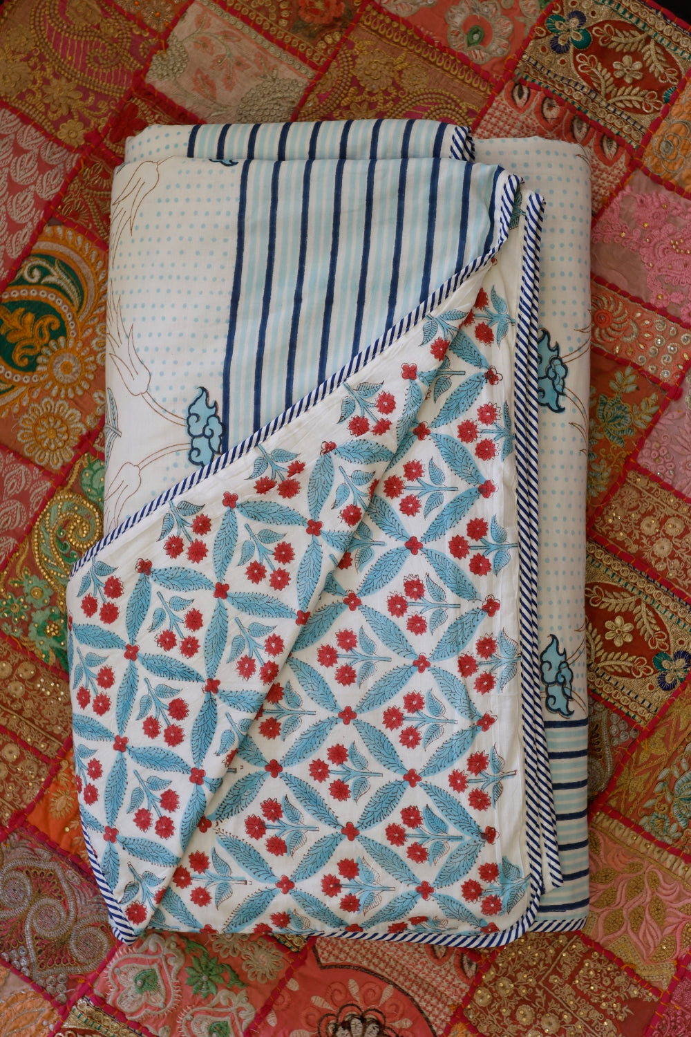 Dohar Falalin Block Printed Set of 2