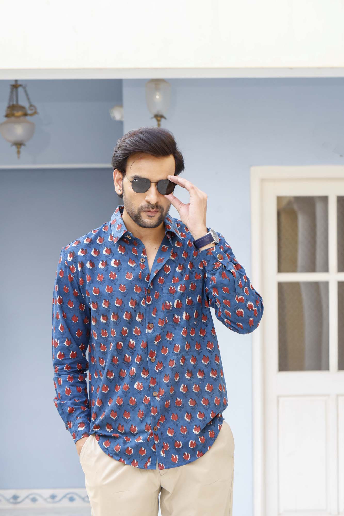 Kashish Blue Full Sleeve Shirt