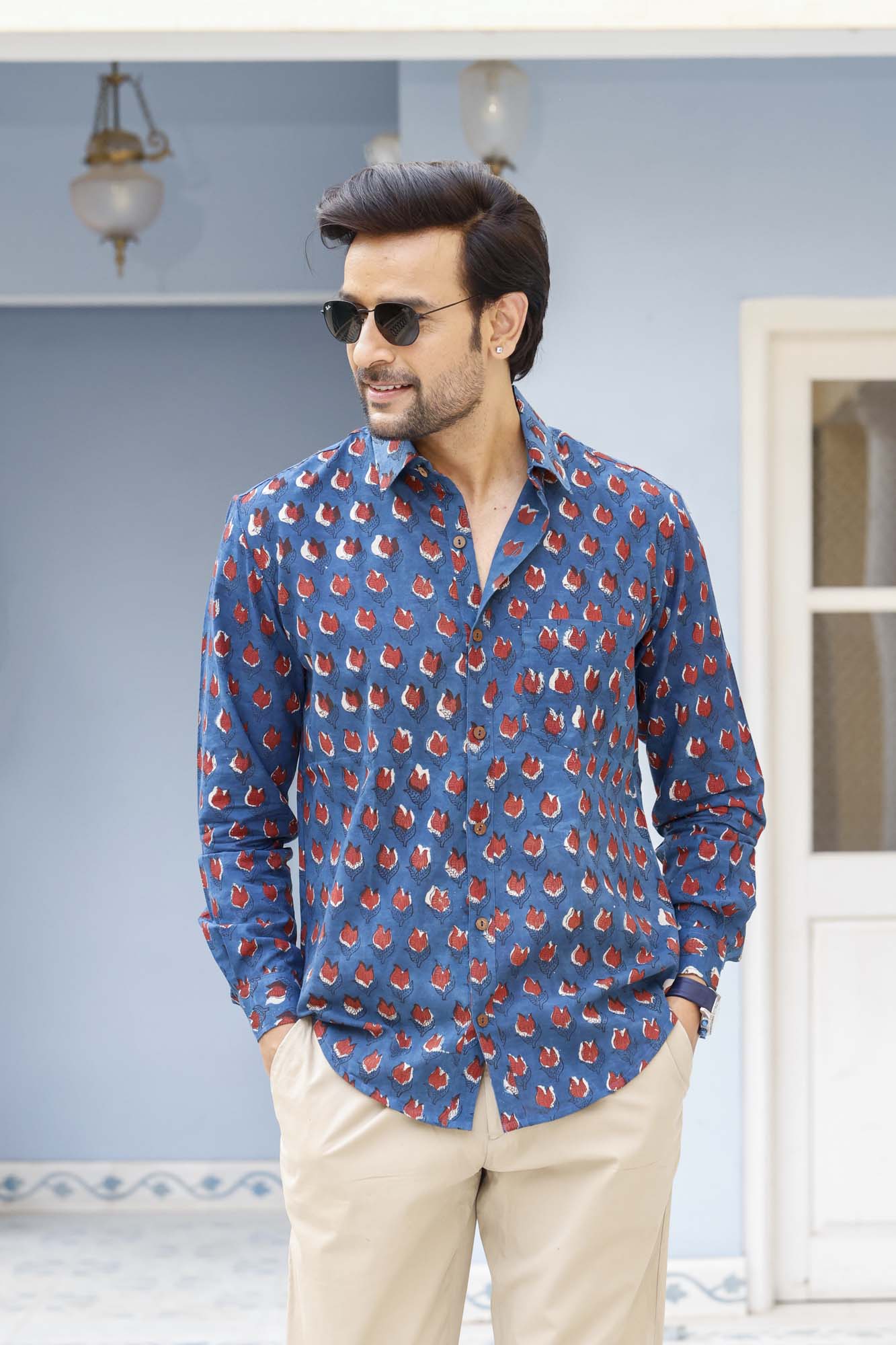 Kashish Blue Full Sleeve Shirt