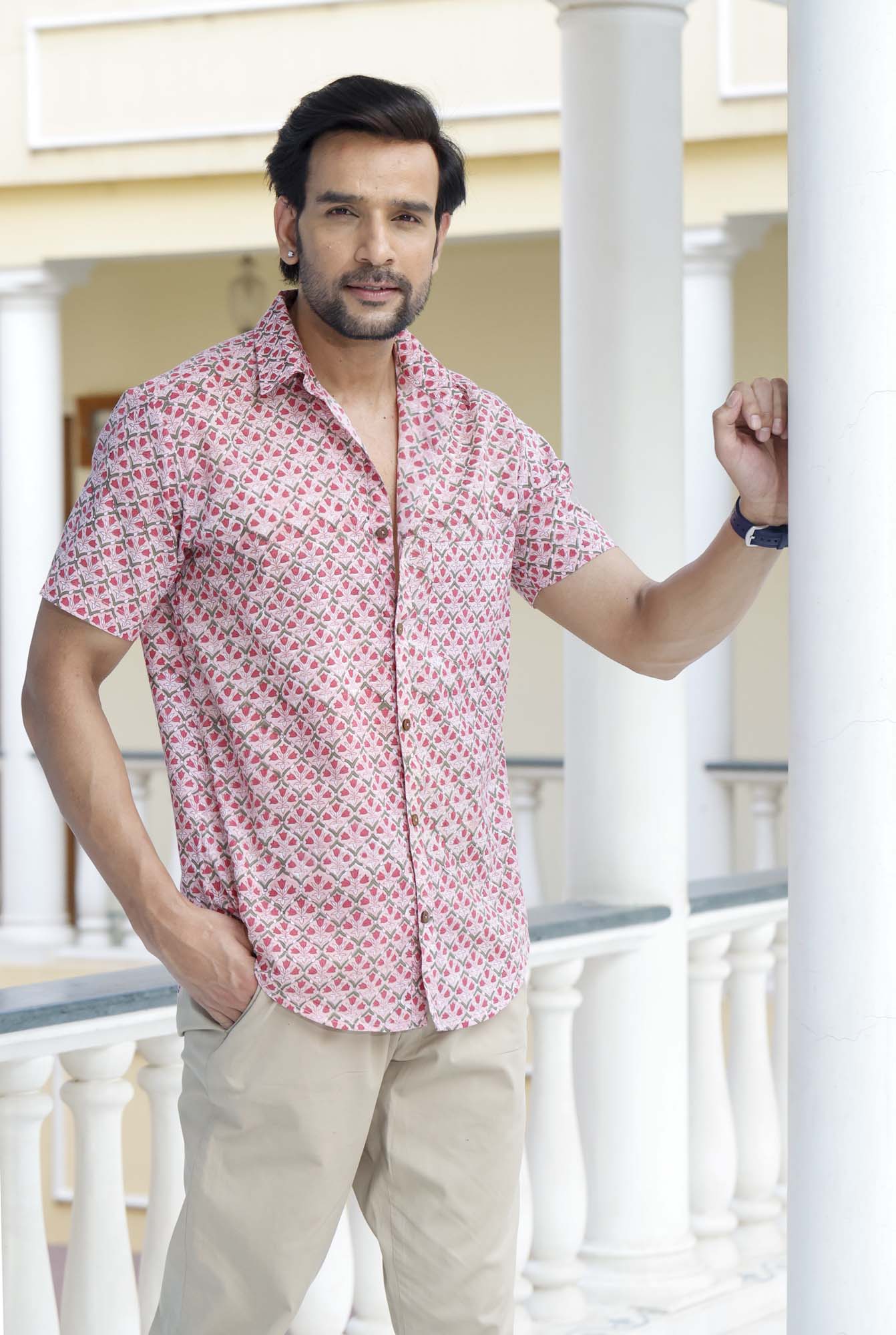 Mehrab Chic Half Sleeve Shirt