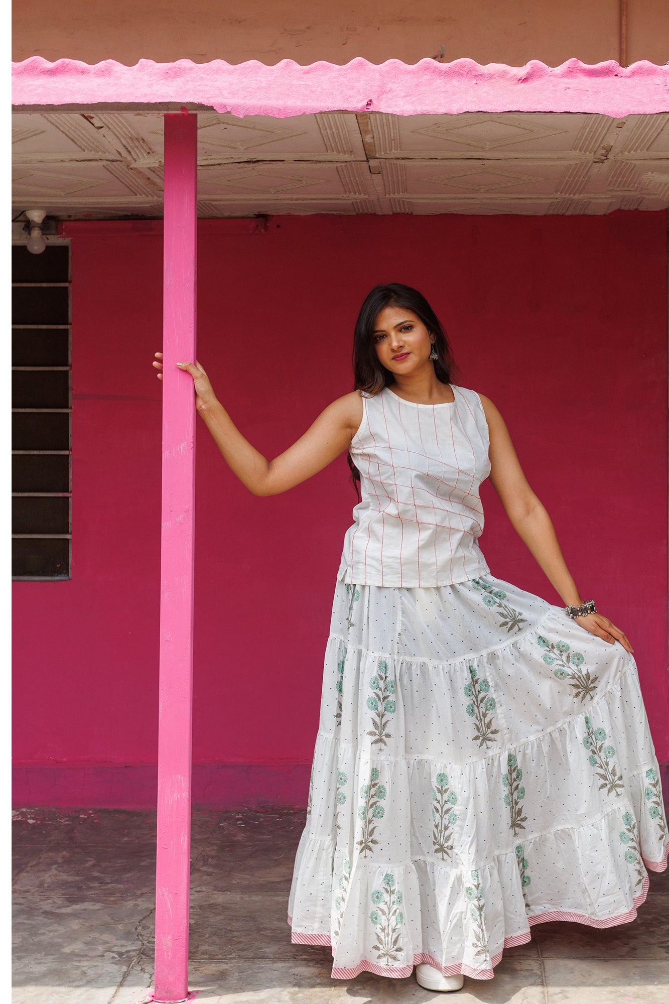 Rozana Tier Skirt