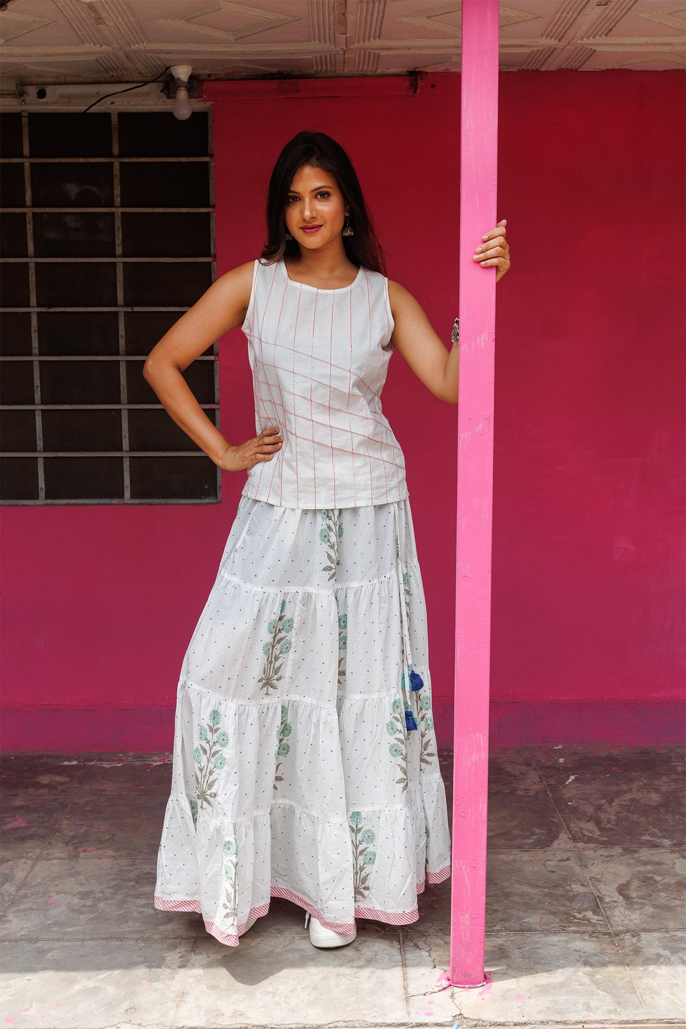 Rozana Tier Skirt