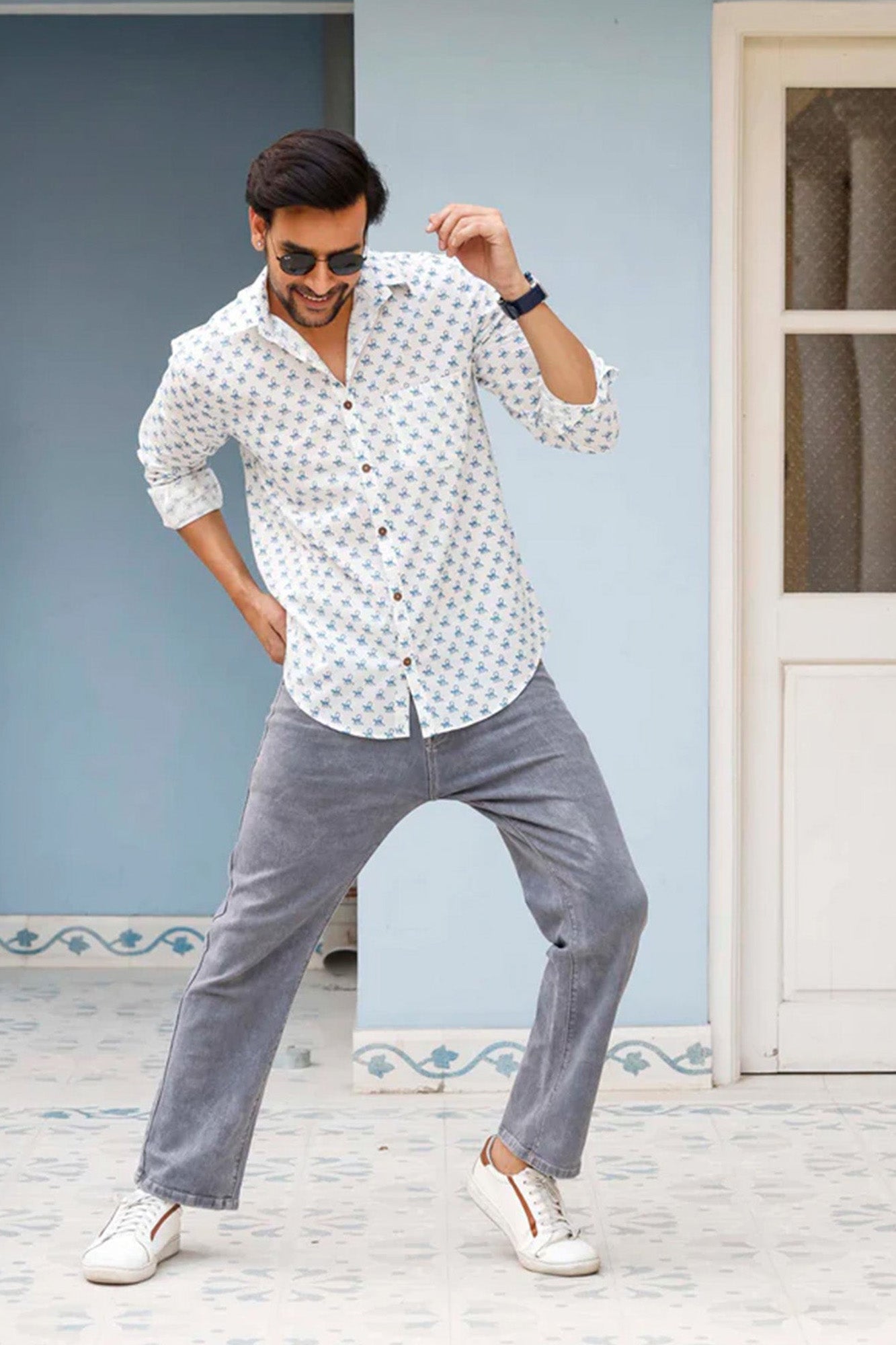 Blue Baboon Full Sleeve Shirt