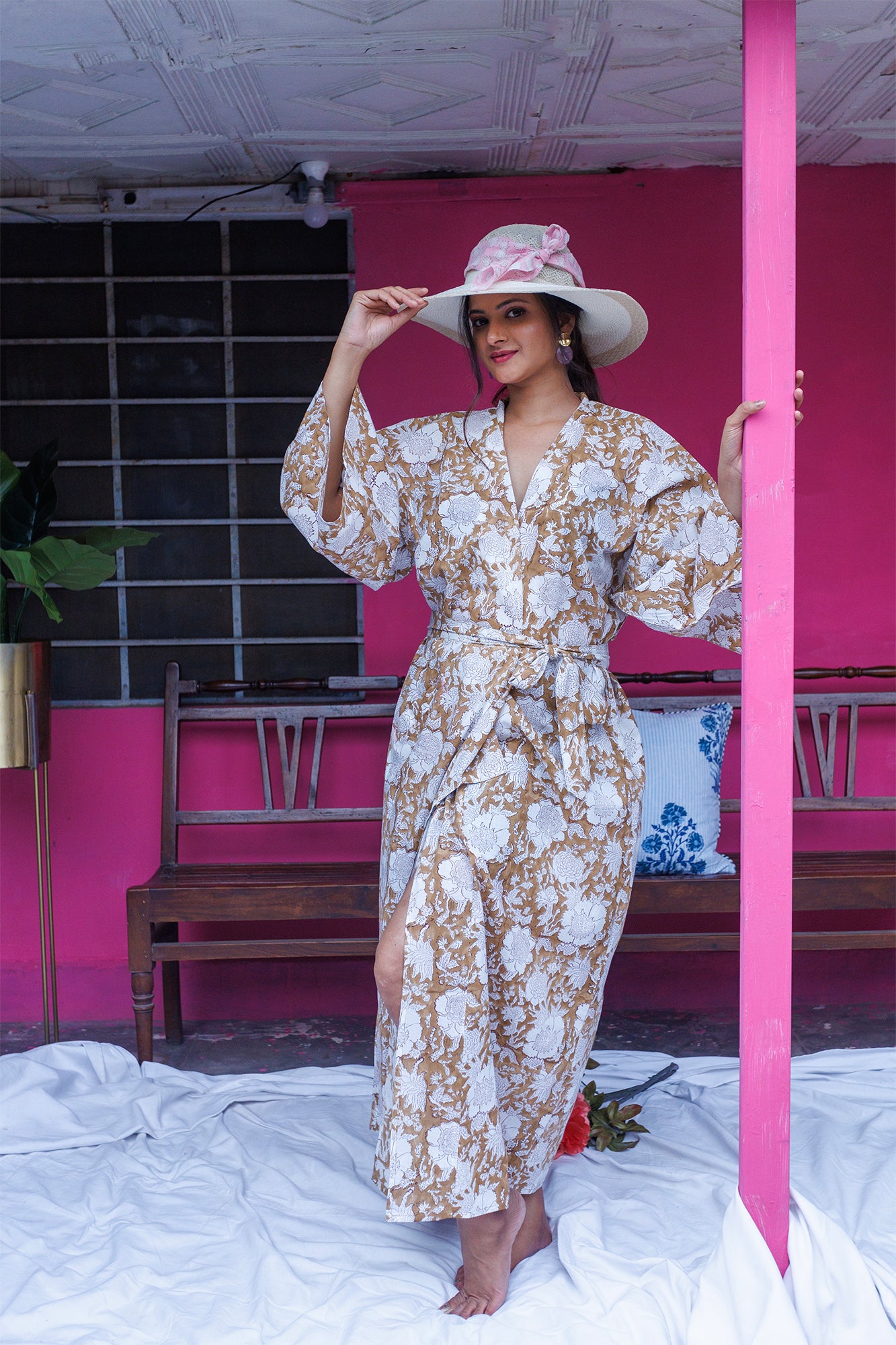 Nature wood Bathrobe
