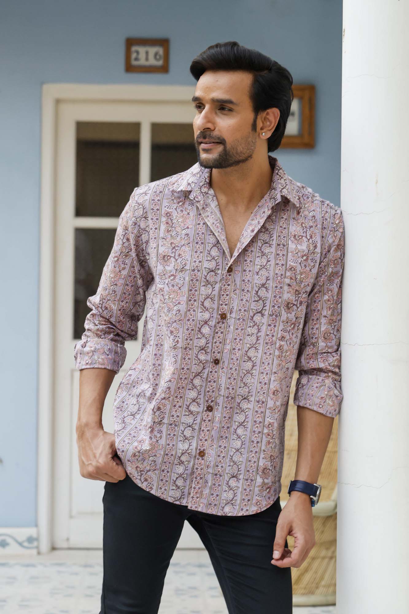 Mulberry Motifs Full Sleeve Shirt