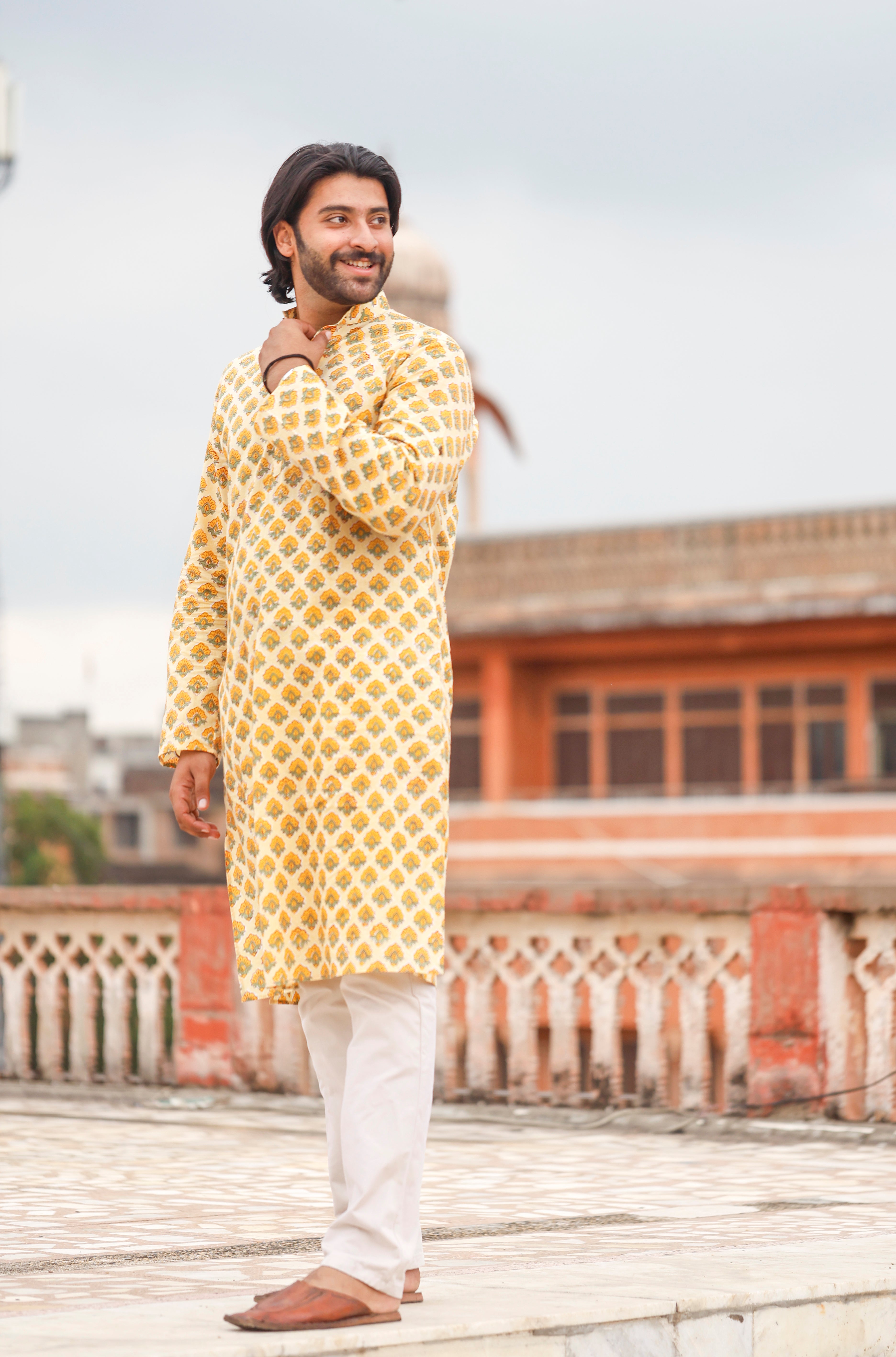 Citrine Soiree Long Kurta