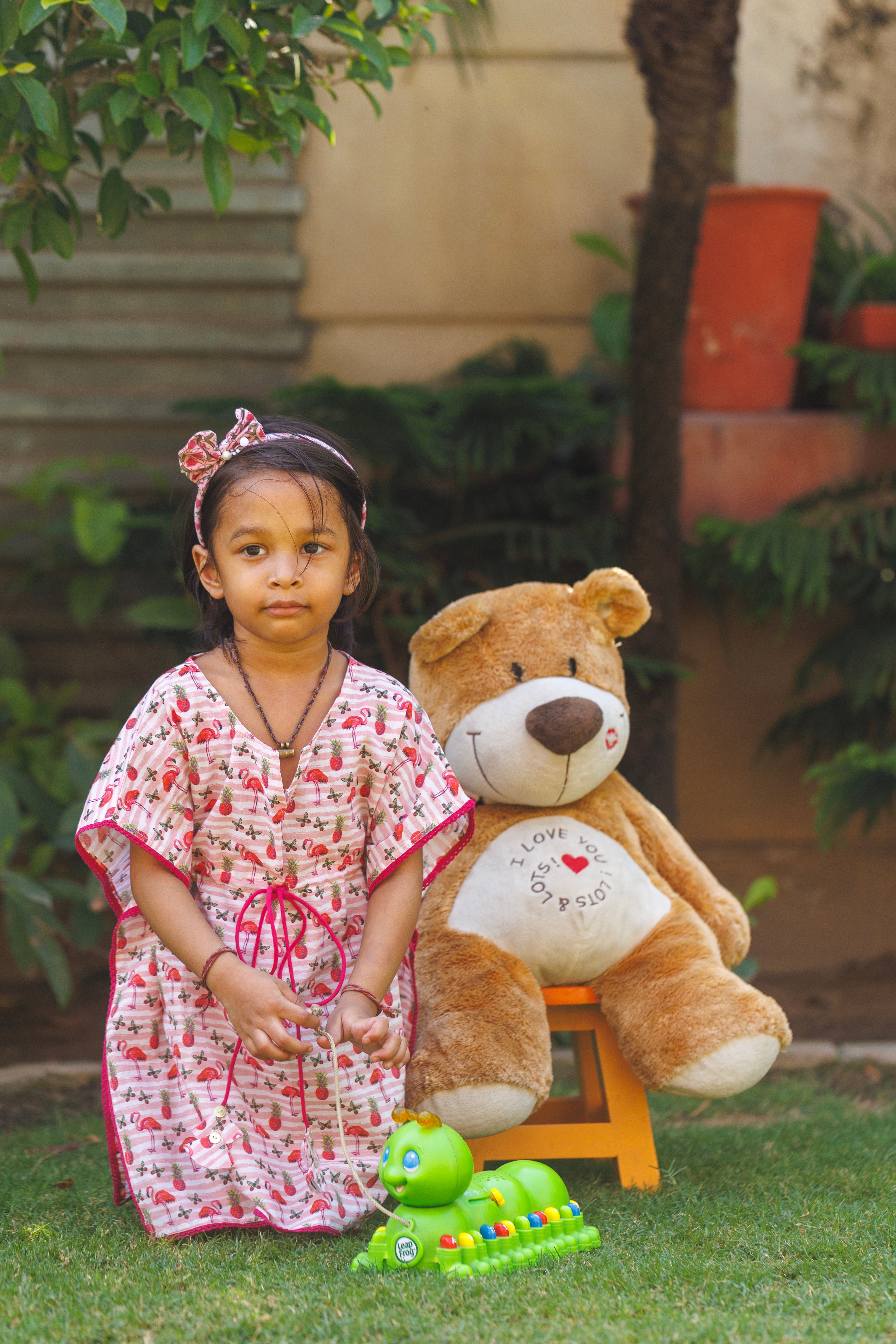 Flamingo Pink Kaftaan