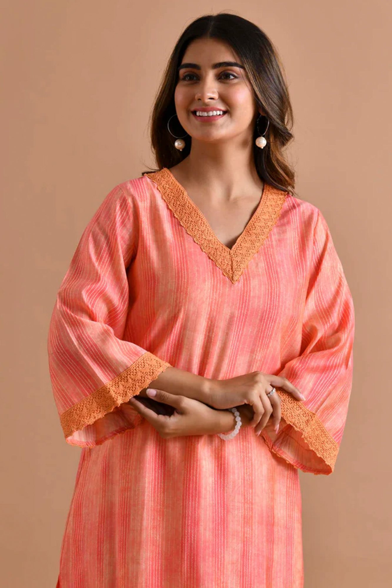 Cord Set Women Afsana Stripes