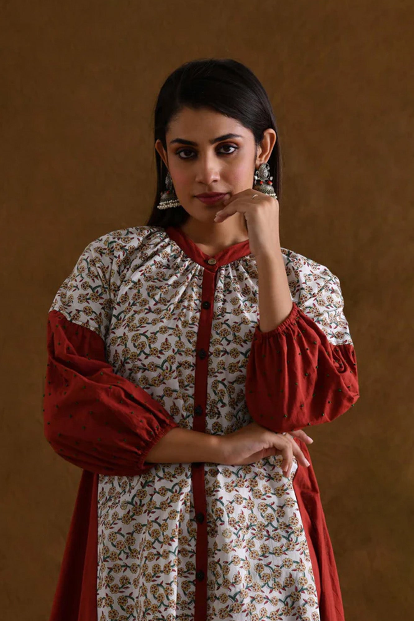 Dress Front Open Women Chandini