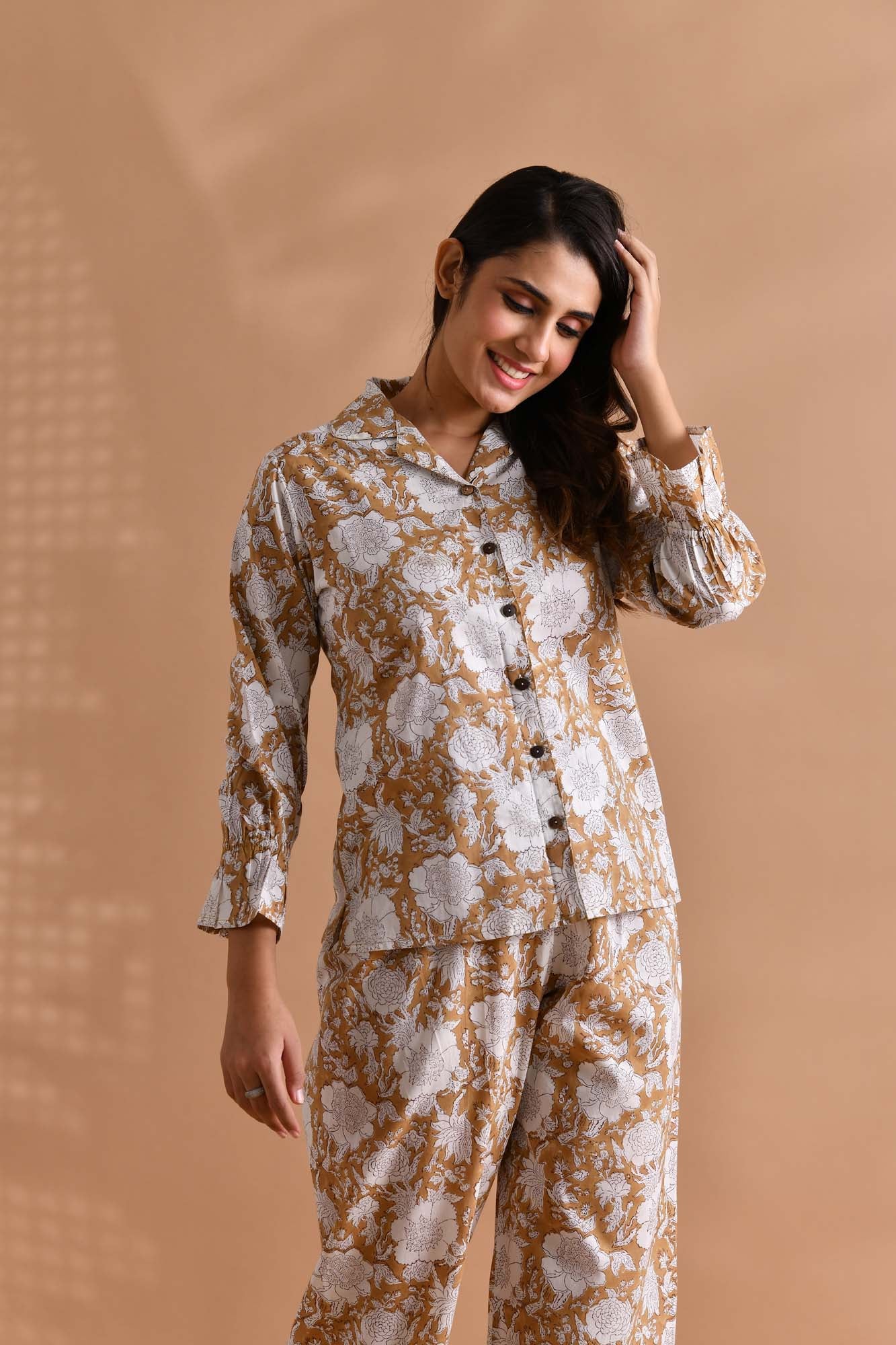 Nature-wood Night Suit