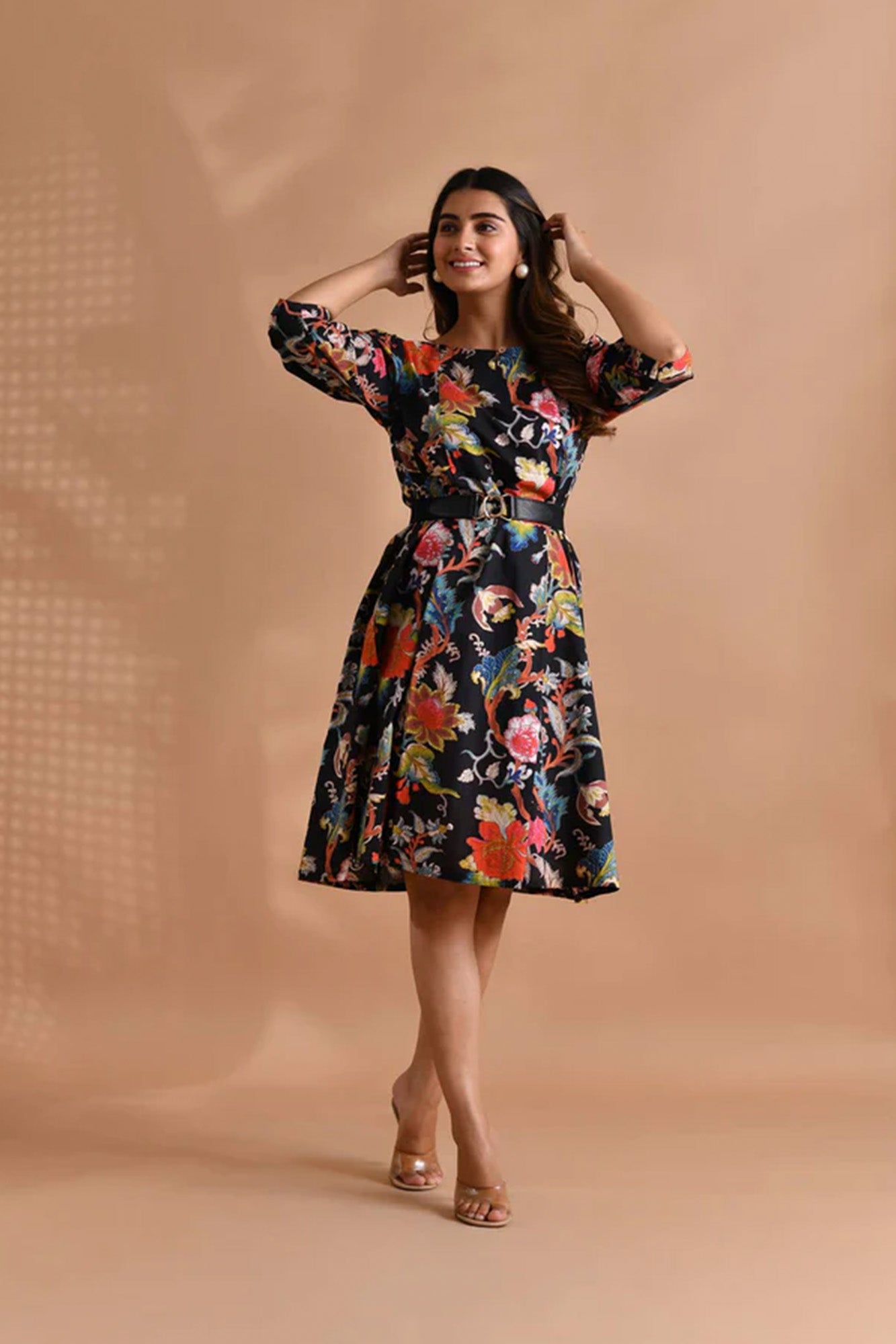 Dress Short Women "Chandini" Black