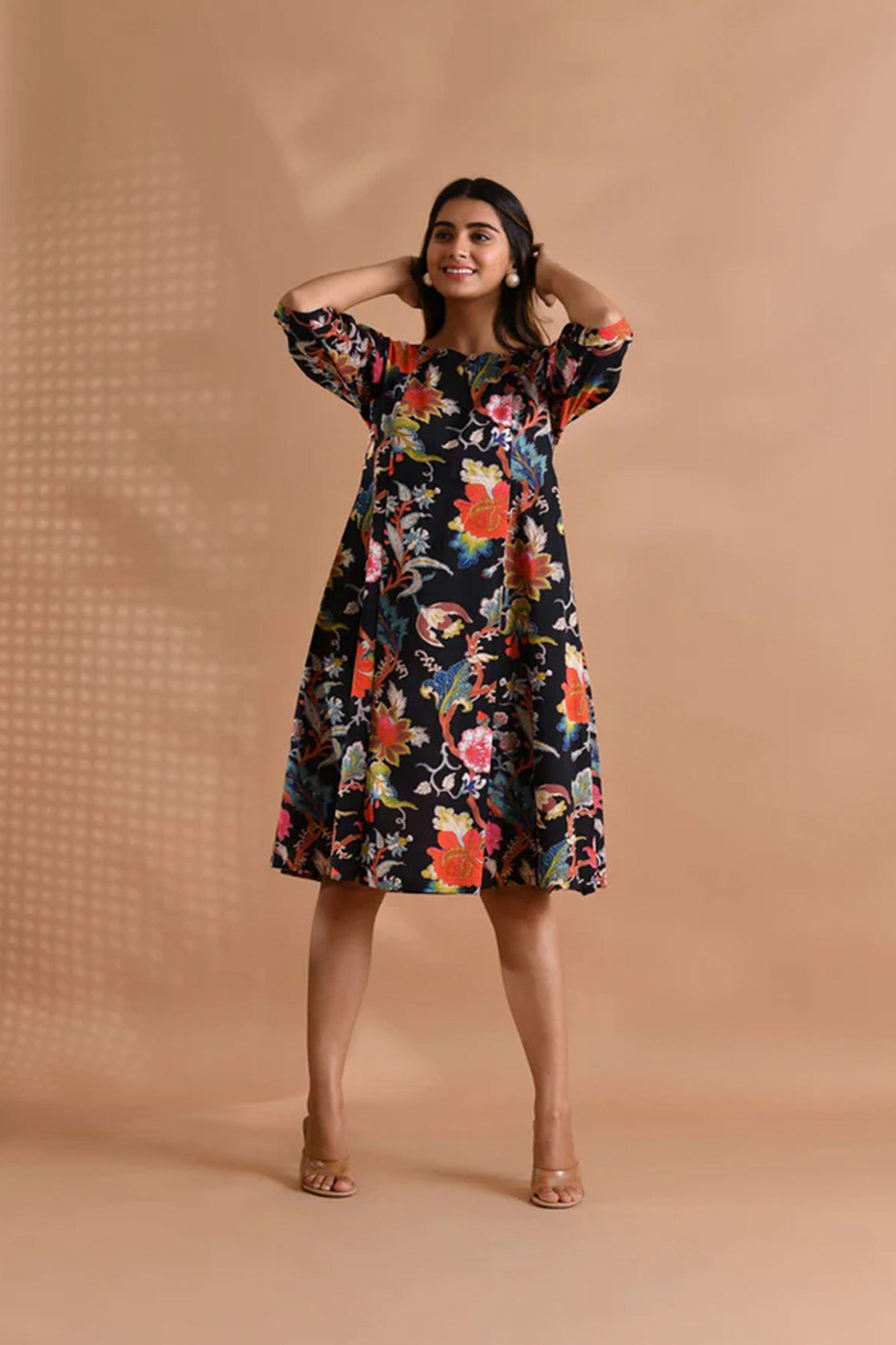 Dress Short Women "Chandini" Black